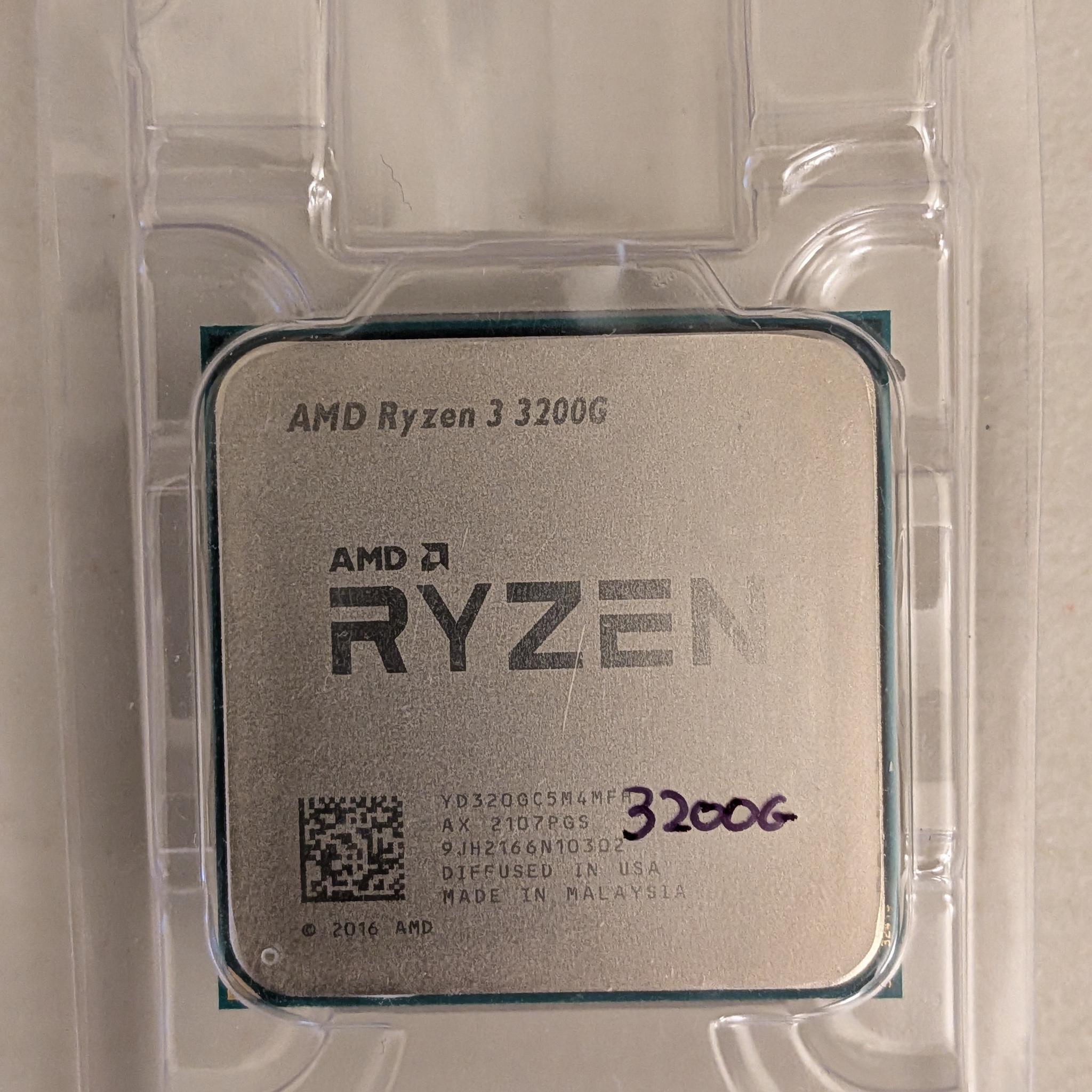 🏻 AMD Ryzen 3 3200G Quad-Core Processor with Radeon Vega 8 Graphics | Fully Tested