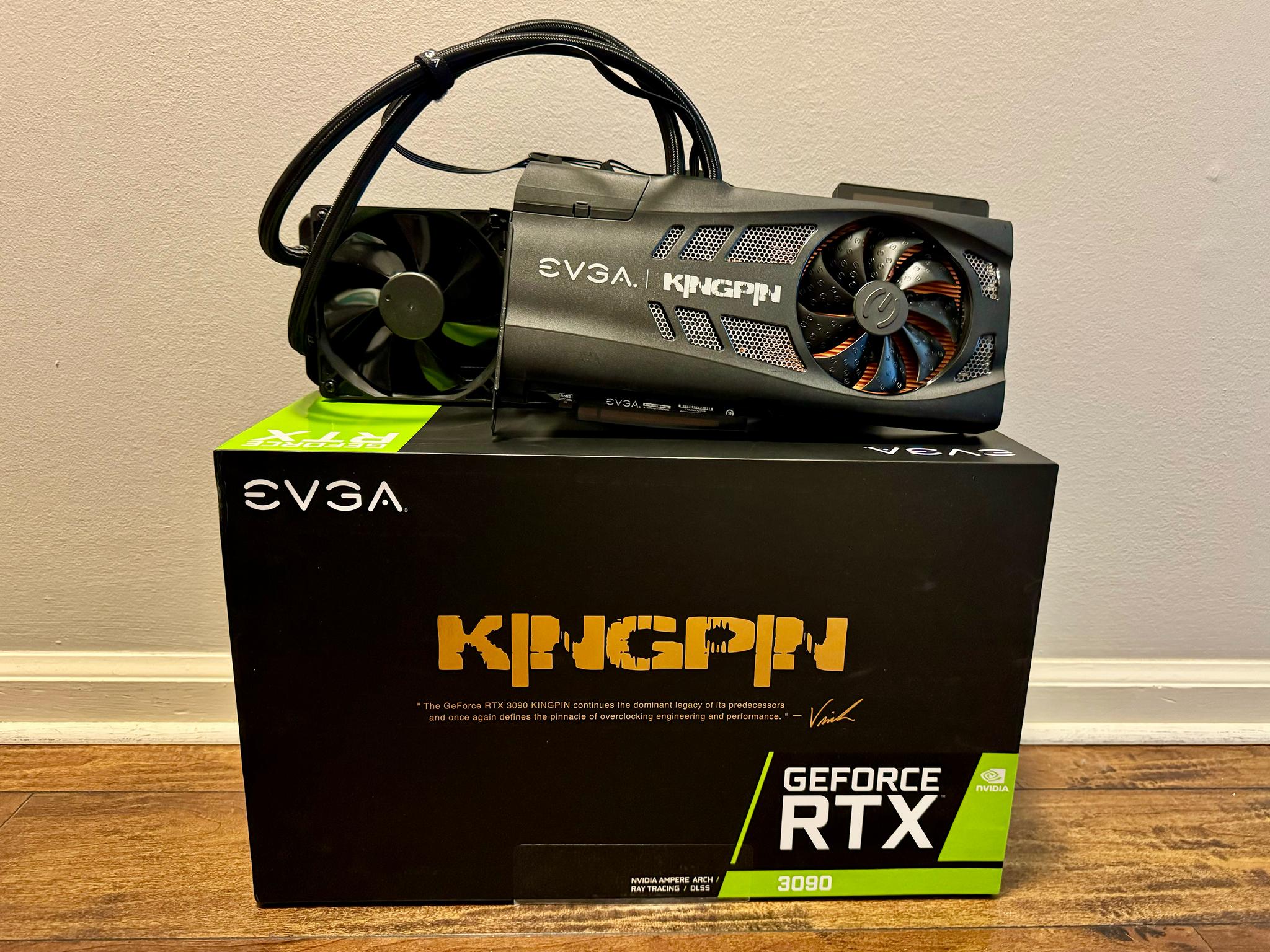 EVGA 3090 KINGPIN HYBRID 24GB GPU - Excellent Condition - Includes Warranty