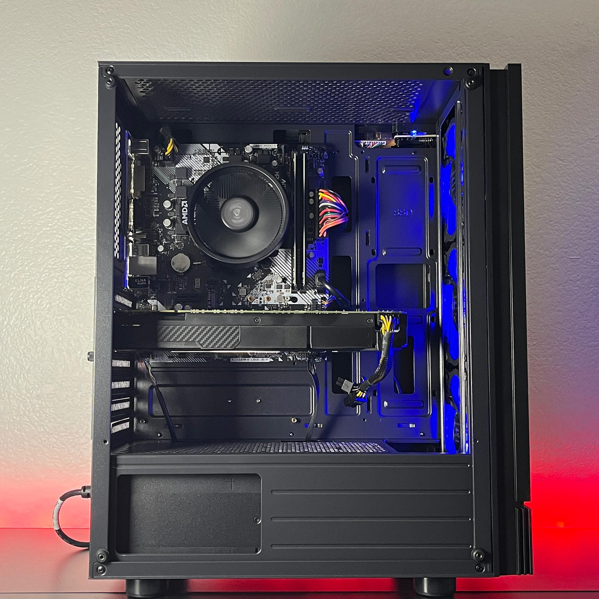 GTX 1070 8GB, Ryzen 7 2700, 16GB RAM | Black RGB Gaming Computer/PC