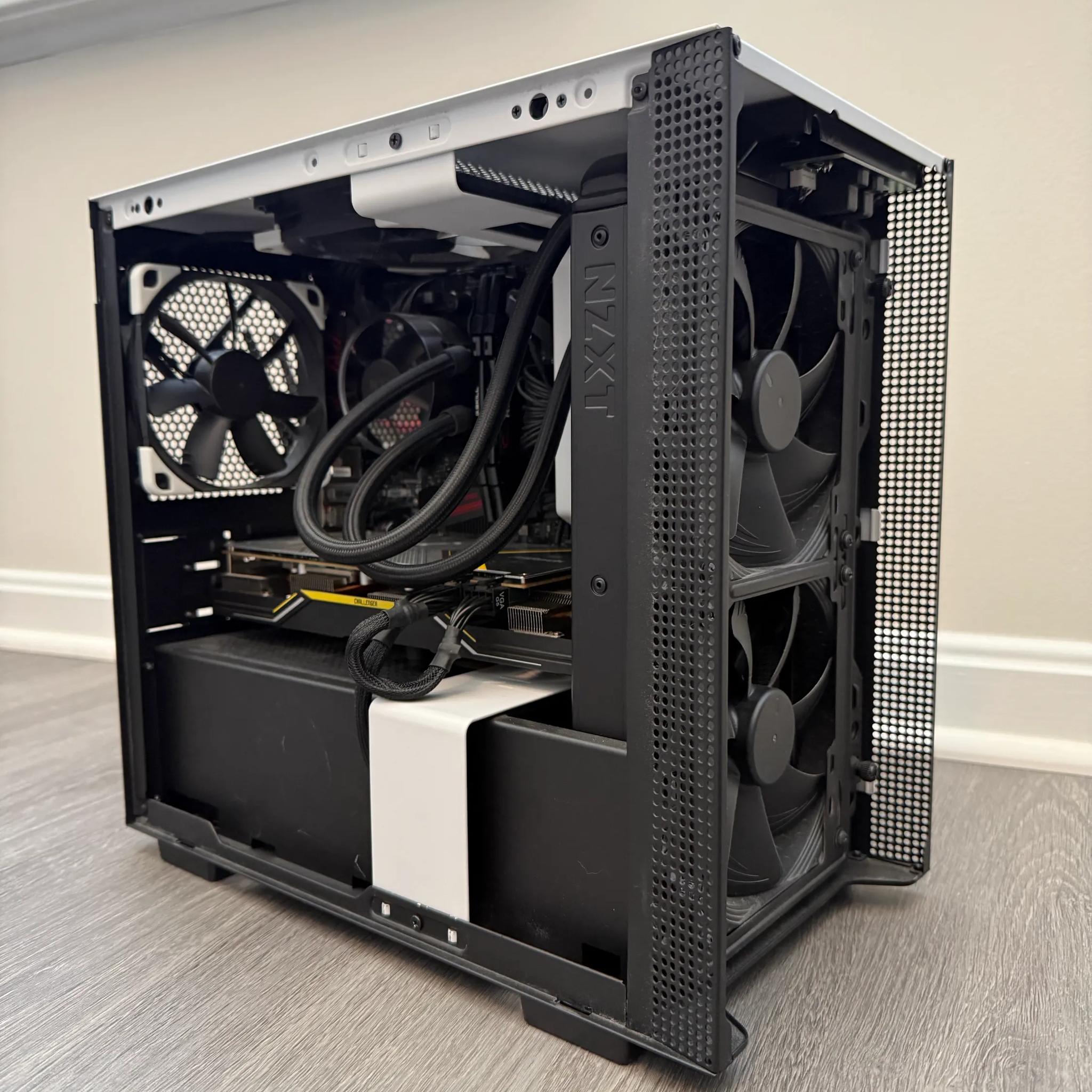 Mini Black & White Gaming PC - AMD Ryzen 5 3600X, AMD RX 5700XT, 32 GB RAM, Windows 11 Home