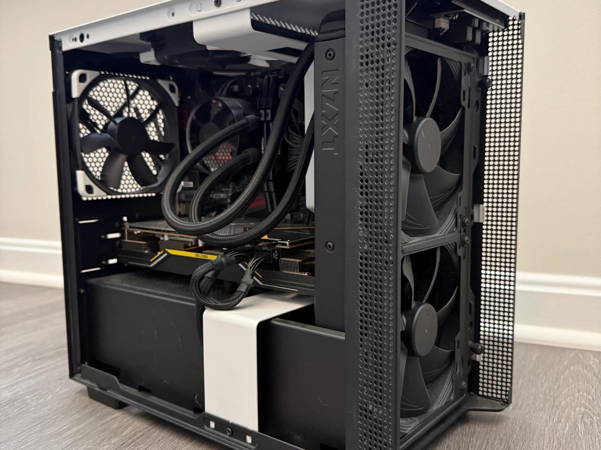 Mini Black & White Gaming PC - AMD Ryzen 5 3600X, AMD RX 5700XT, 32 GB RAM, Windows 11 Home