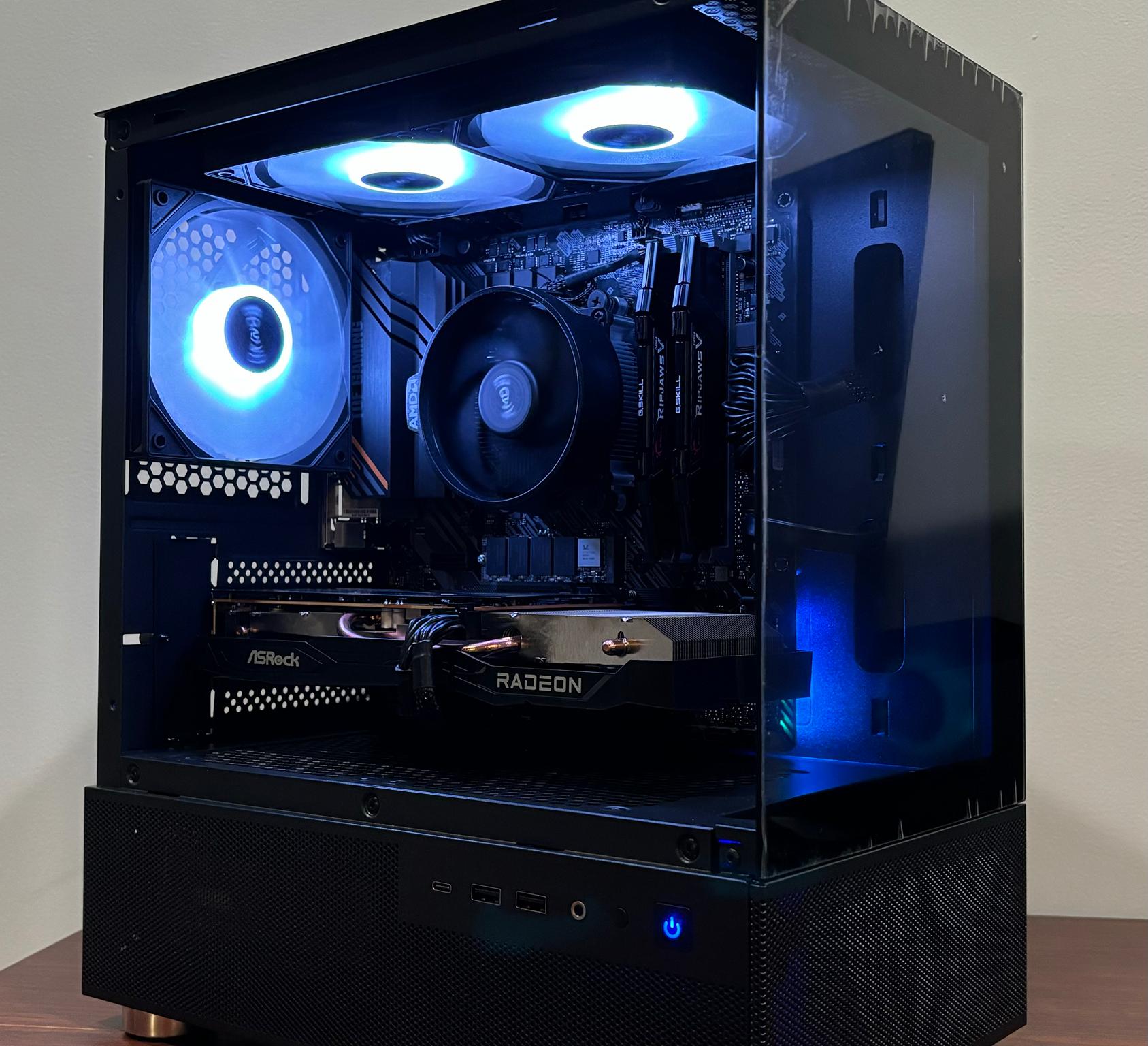 🐈‍⬛ BUILD 007 🐈‍⬛ MAXIMUM PERFORMANCE 1080P GAMING PC | RX 6600, RYZEN 5 5600X