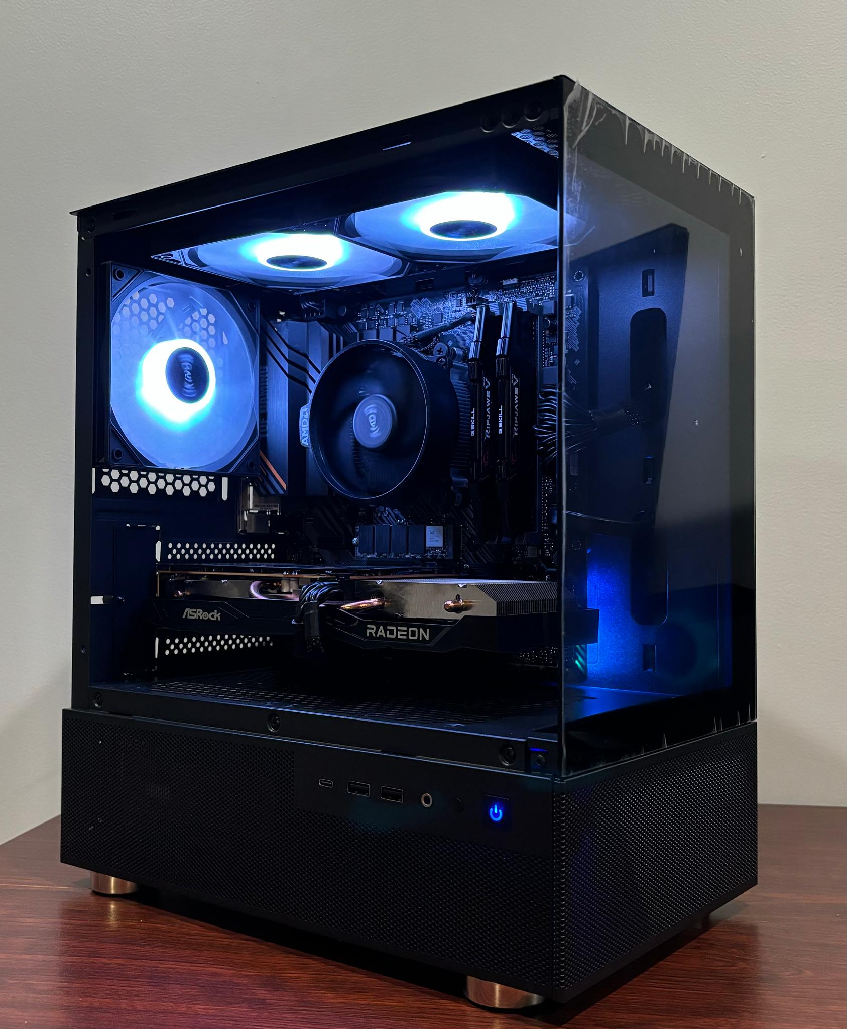 🐈‍⬛ BUILD 007 🐈‍⬛ MAXIMUM PERFORMANCE 1080P GAMING PC | RX 6600, RYZEN 5 5600X