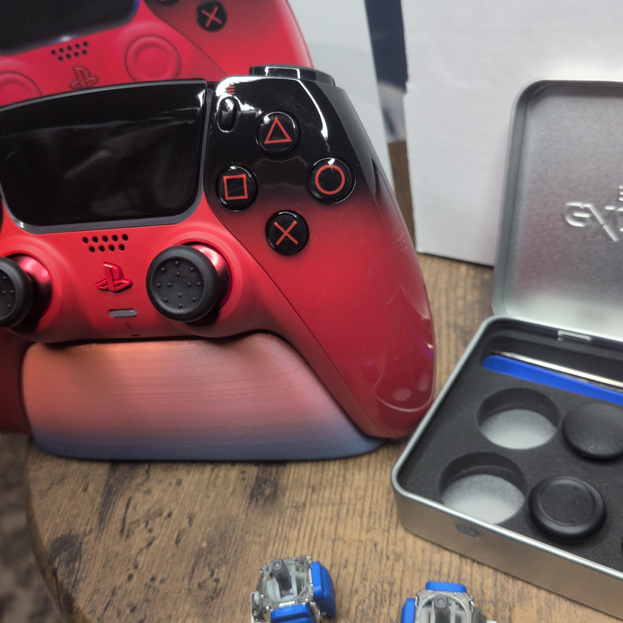 PS5 Dualsense Techno Red TMR Drift Proof upgraded controller! (BDM-060)
