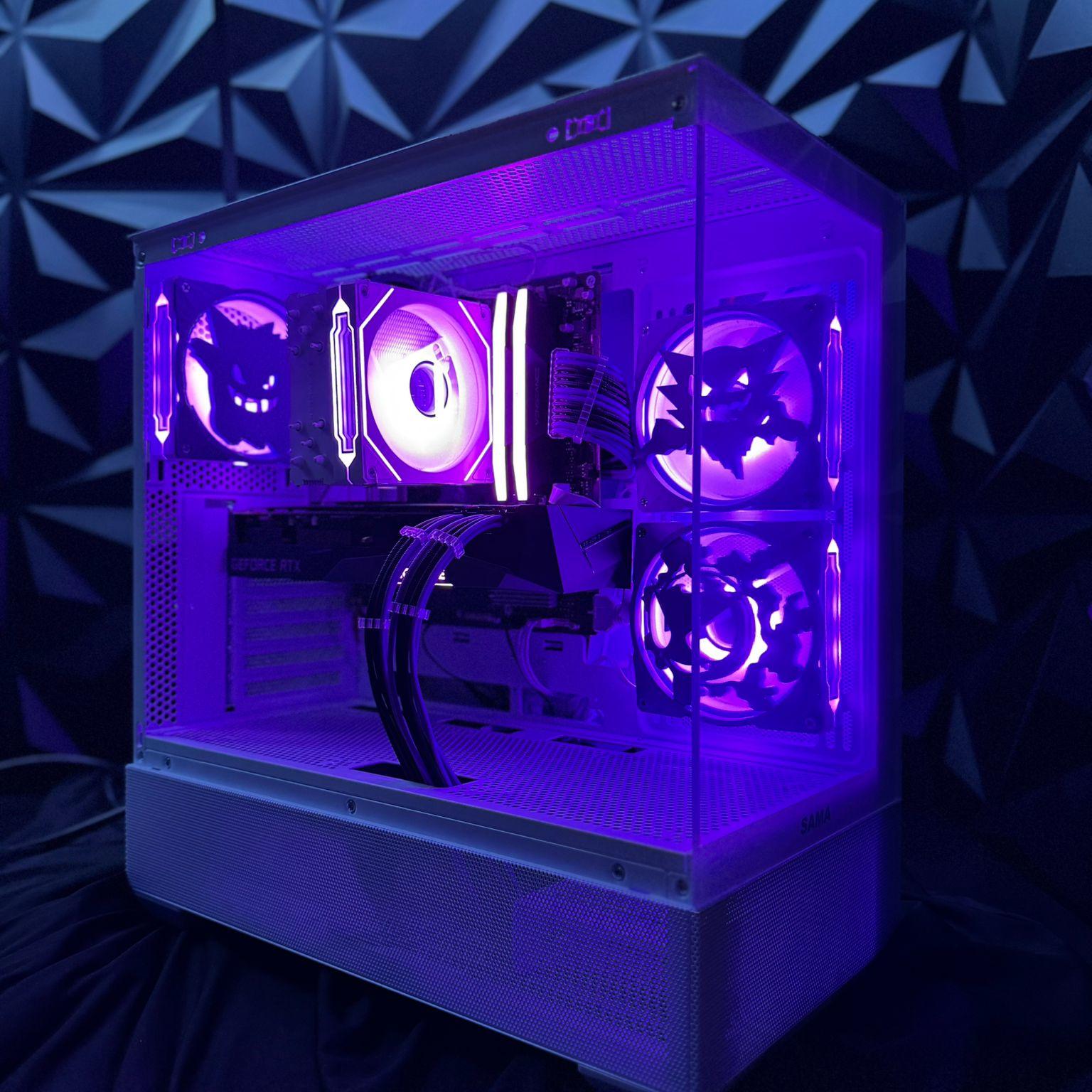 💀 Gakaiko Gengar 🟣 Ryzen 5 9600X| RTX 3070| 32 GB DDR5 6000MHZ| 2.5 TB NVMe