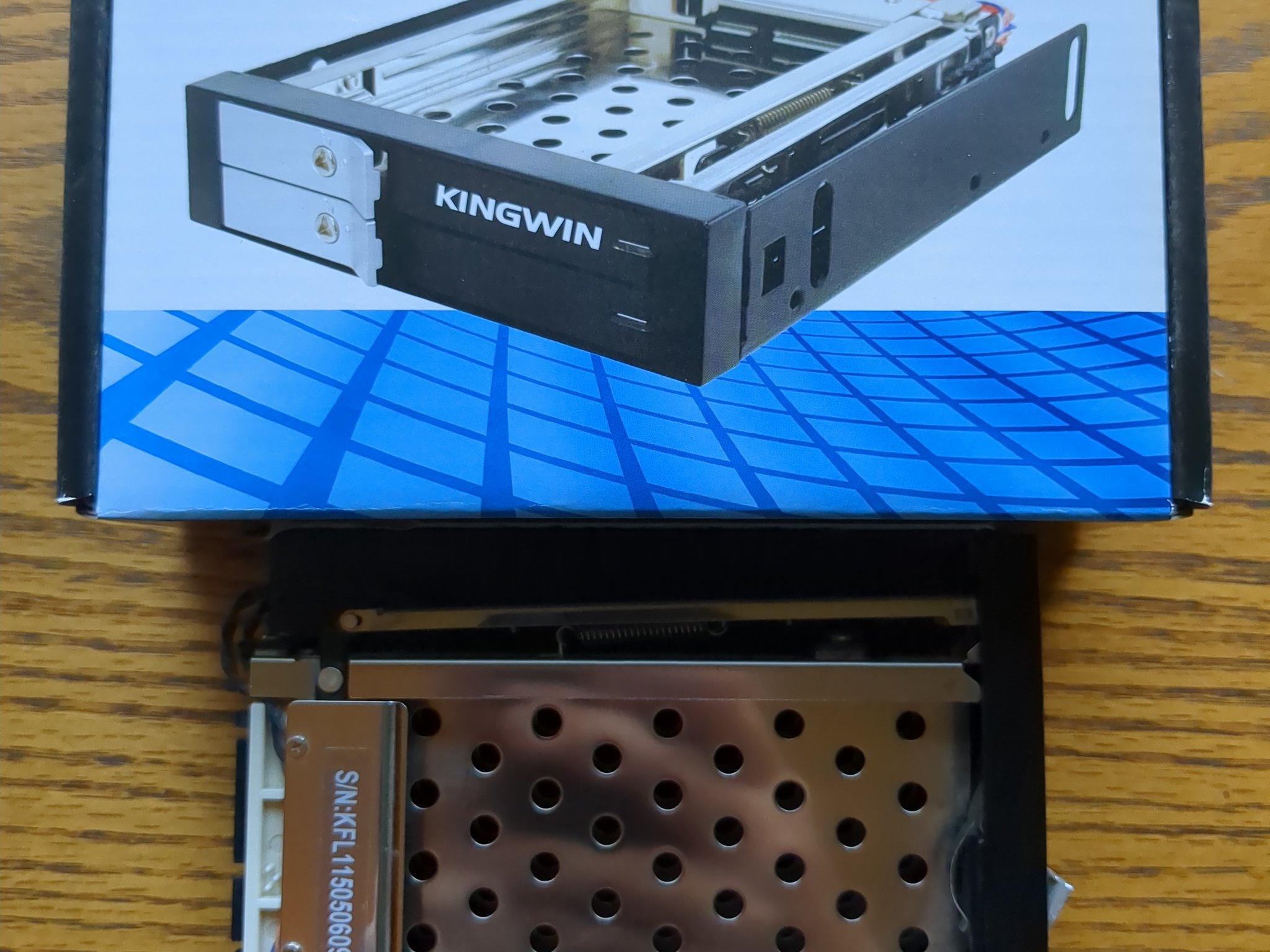 Kingwin 2.5" Dual Bay Hot Swap Rack