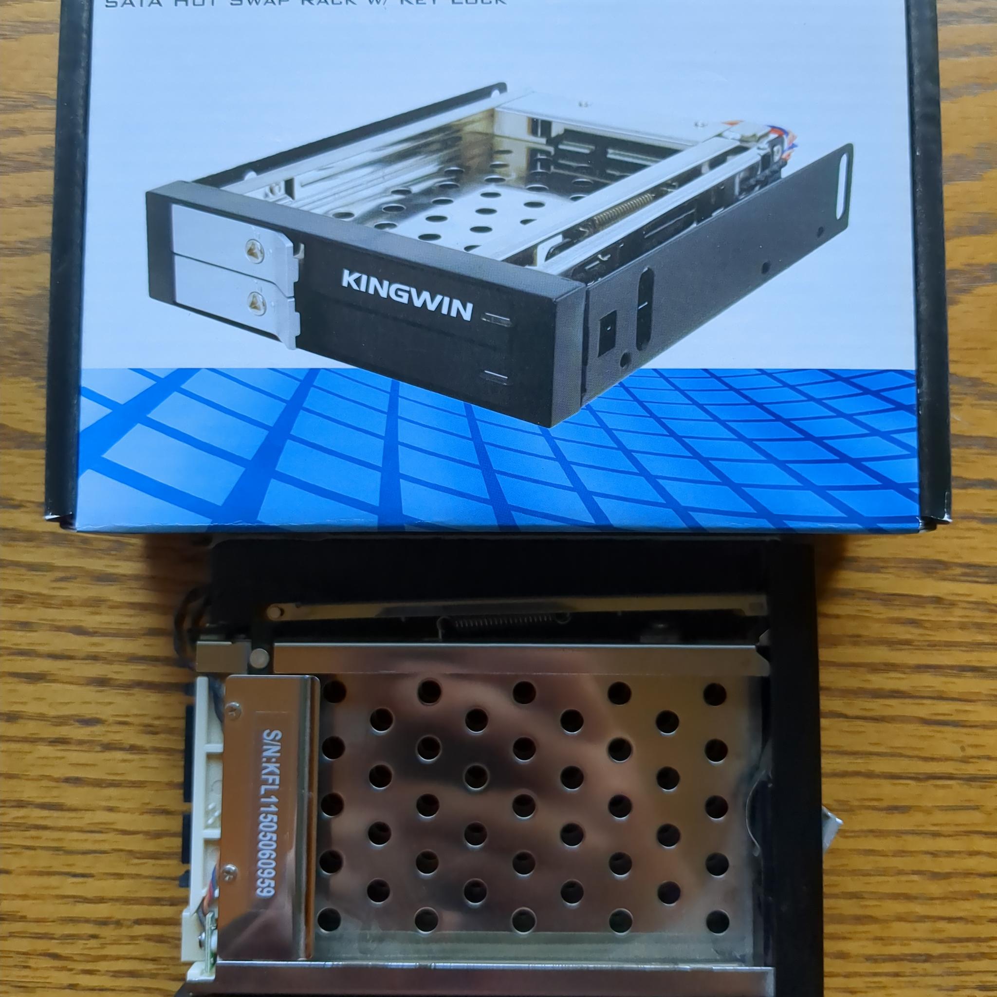 Kingwin 2.5" Dual Bay Hot Swap Rack