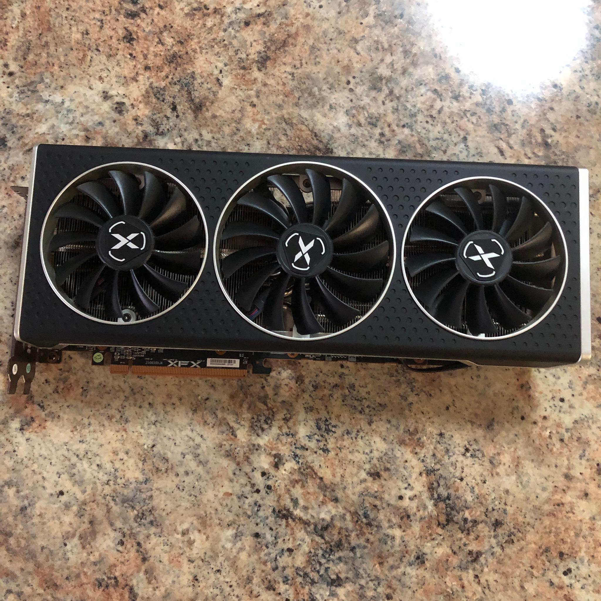xfx Radeon 6750xt 1440p gaming graphics card.