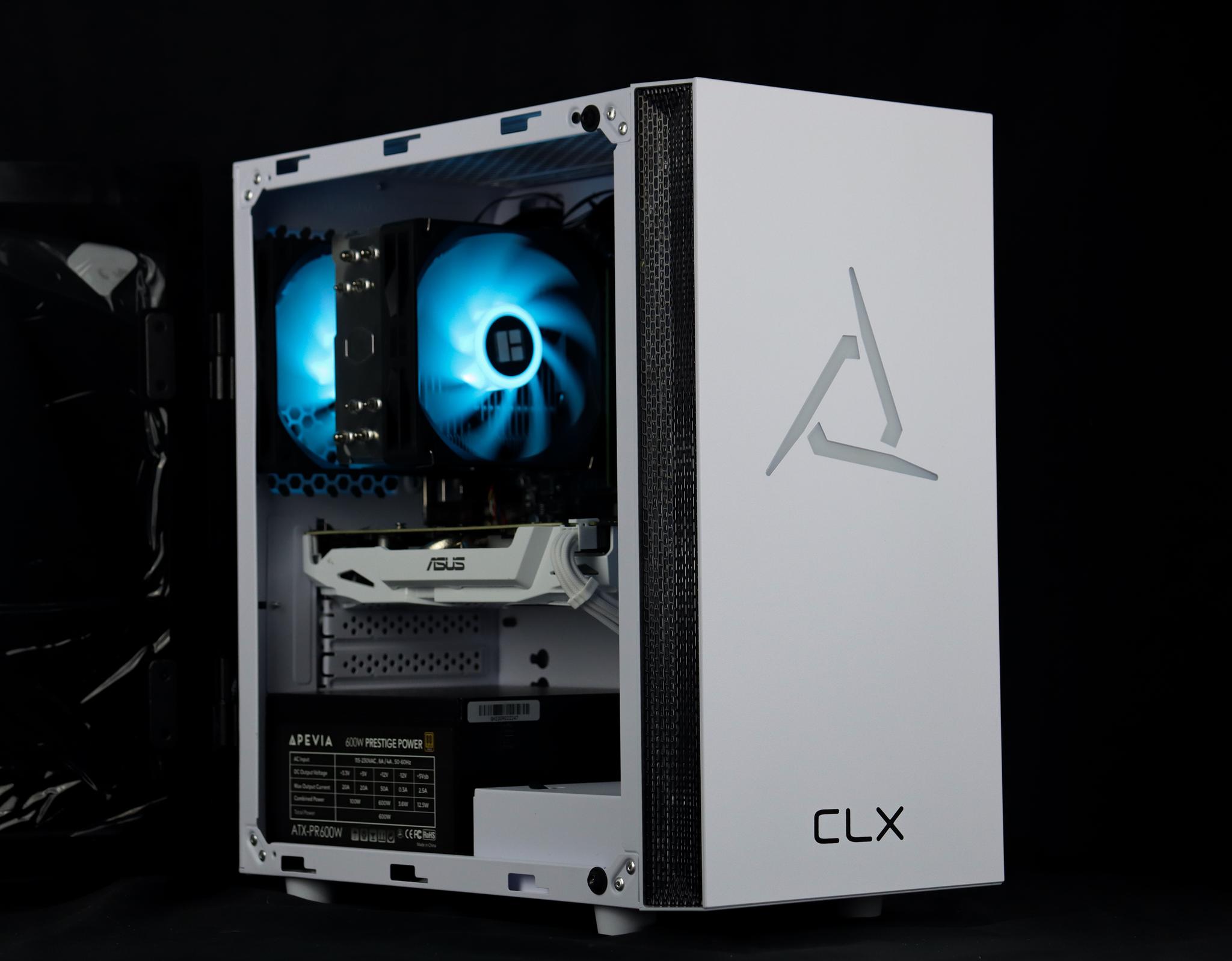 ⚫⚪Budget Gaming PC – GTX 1060, i5 7600K, 16GB RAM, 500GB SSD - WiFi/BlueTooth - ⚫⚪ (Black and White)