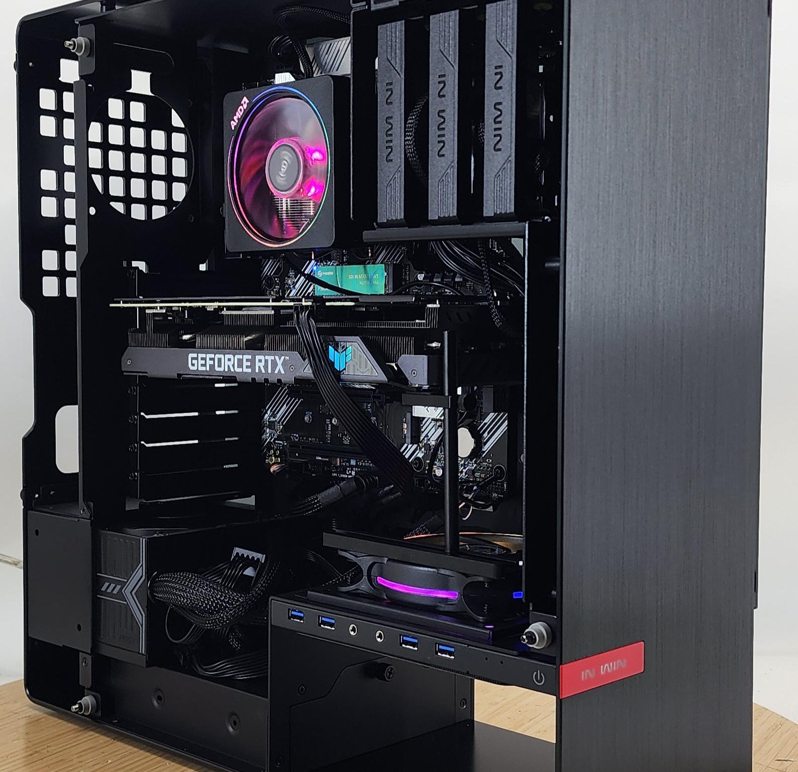 Gaming PC Ryzen 7 5800XT 16GB RAM 1TB SSD RTX 3060 Ti 8GB Windows 11 Computer