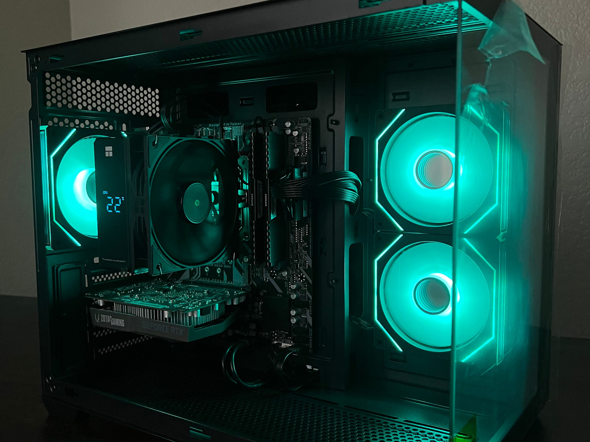 Custom Gaming PC | RTX 3050 | Ryzen 7 1700X | 16GB Corsair Vengeance RAM | 500GB SSD