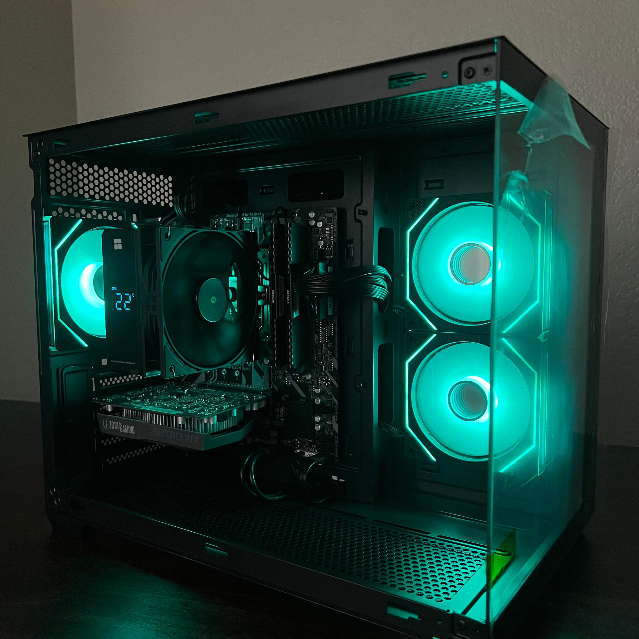 Custom Gaming PC | RTX 3050 | Ryzen 7 1700X | 16GB Corsair Vengeance RAM | 500GB SSD