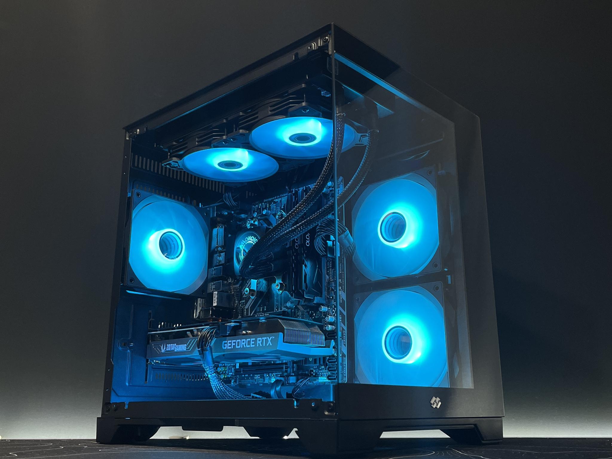 Black & RGB Gaming PC | RTX 3050 8GB & Ryzen 5 3600