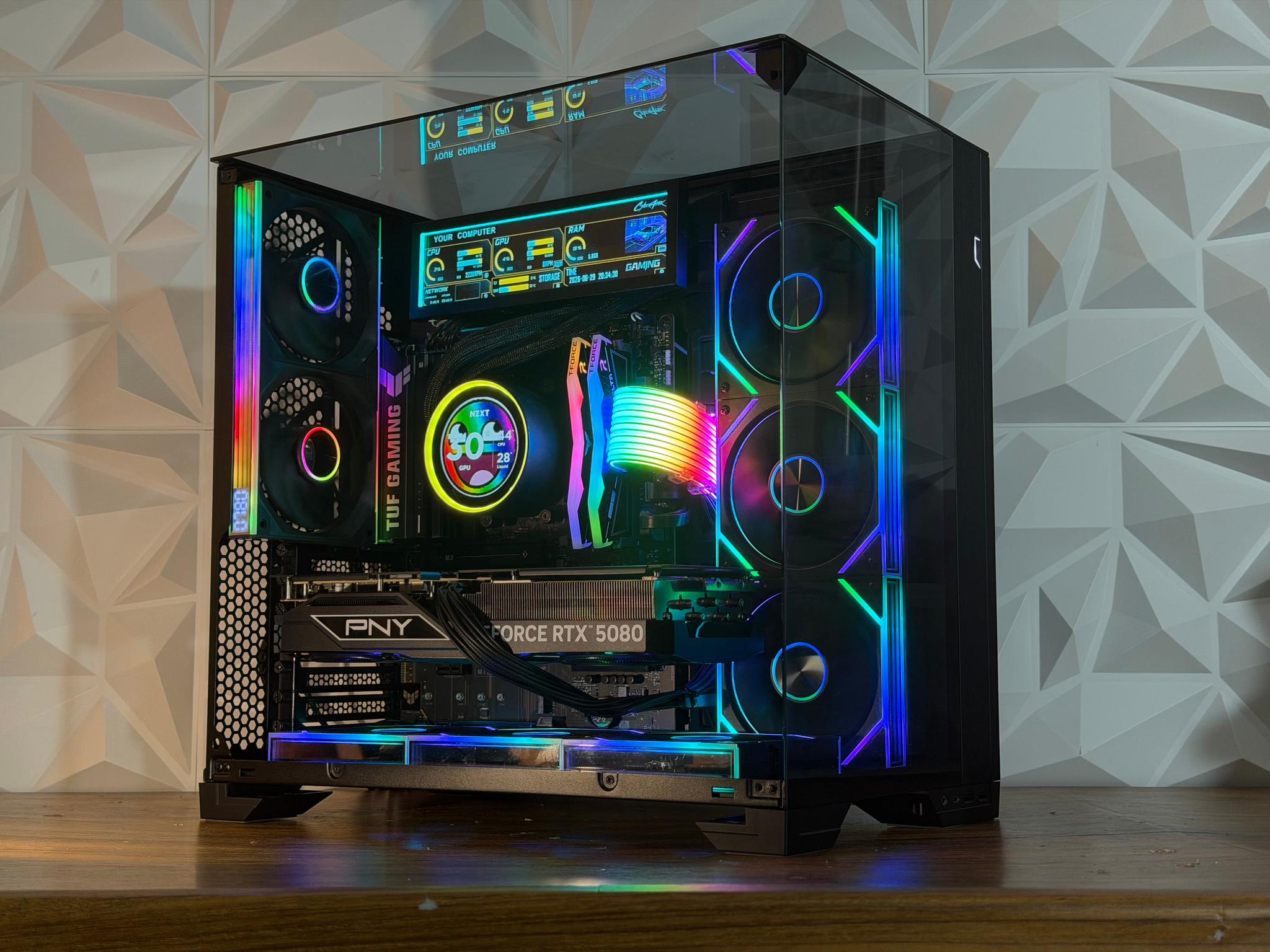 ⚫ Ryzen 7 9800X3D | RTX 5080 | 32GB DDR5 | 2TB 990 Pro | Windows 11 Pro "VISION PHANTOM" ⚫