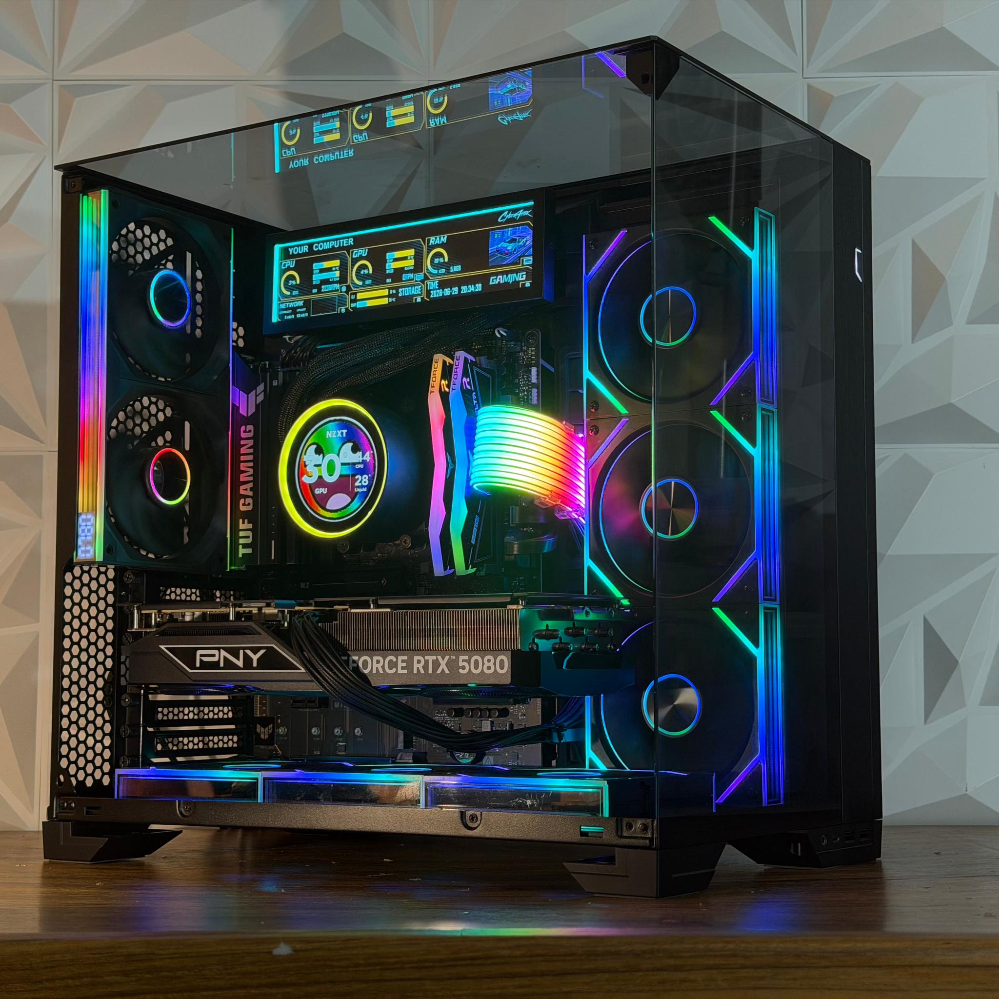 ⚫ Ryzen 7 9800X3D | RTX 5080 | 32GB DDR5 | 2TB 990 Pro | Windows 11 Pro "VISION PHANTOM" ⚫