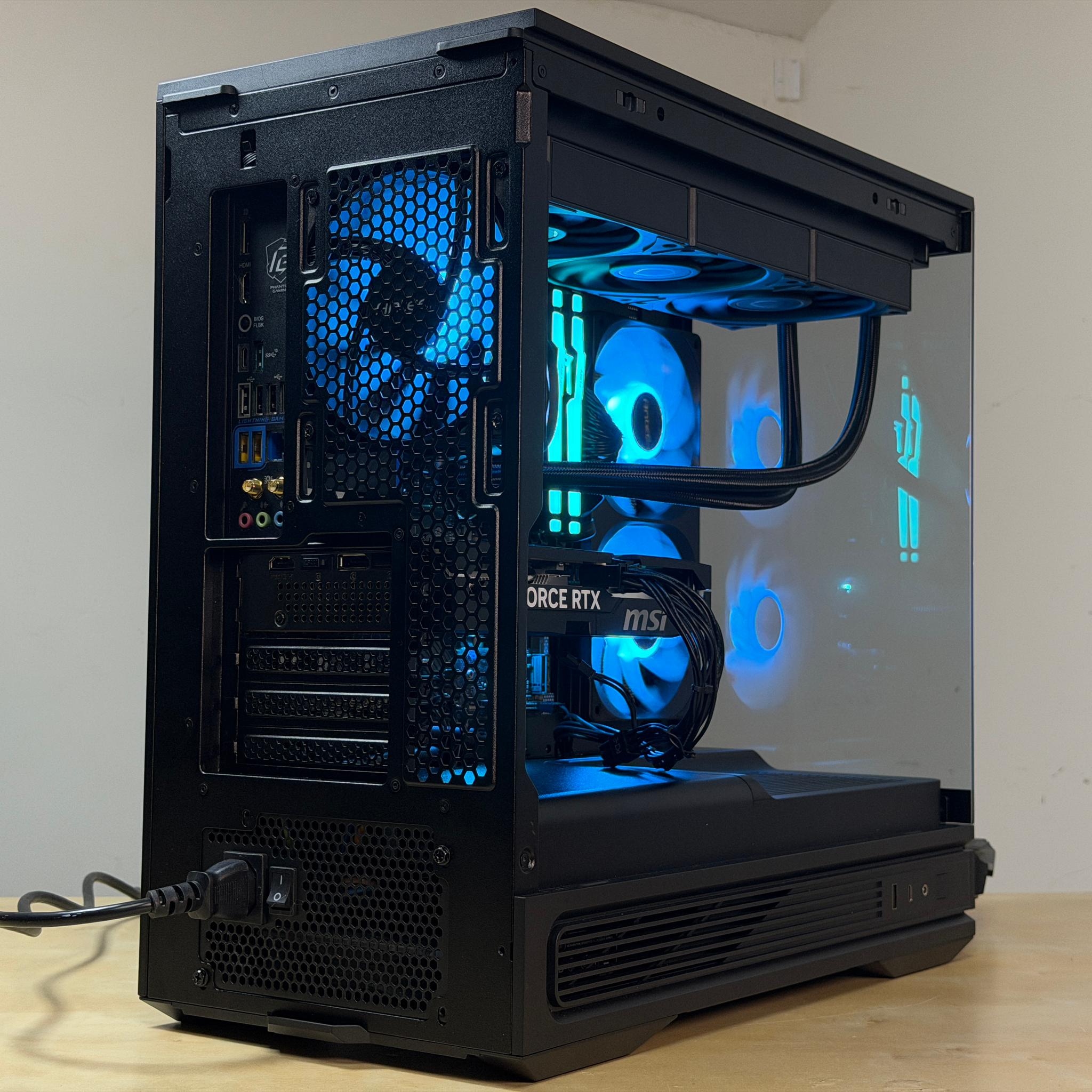 ♠️⚡🗡️ Black Gaming PC | Ryzen 5 9600x, RTX 5060 Ti, 16GB RAM, 1TB SSD, | CUSTOMIZABLE LCD SCREEN