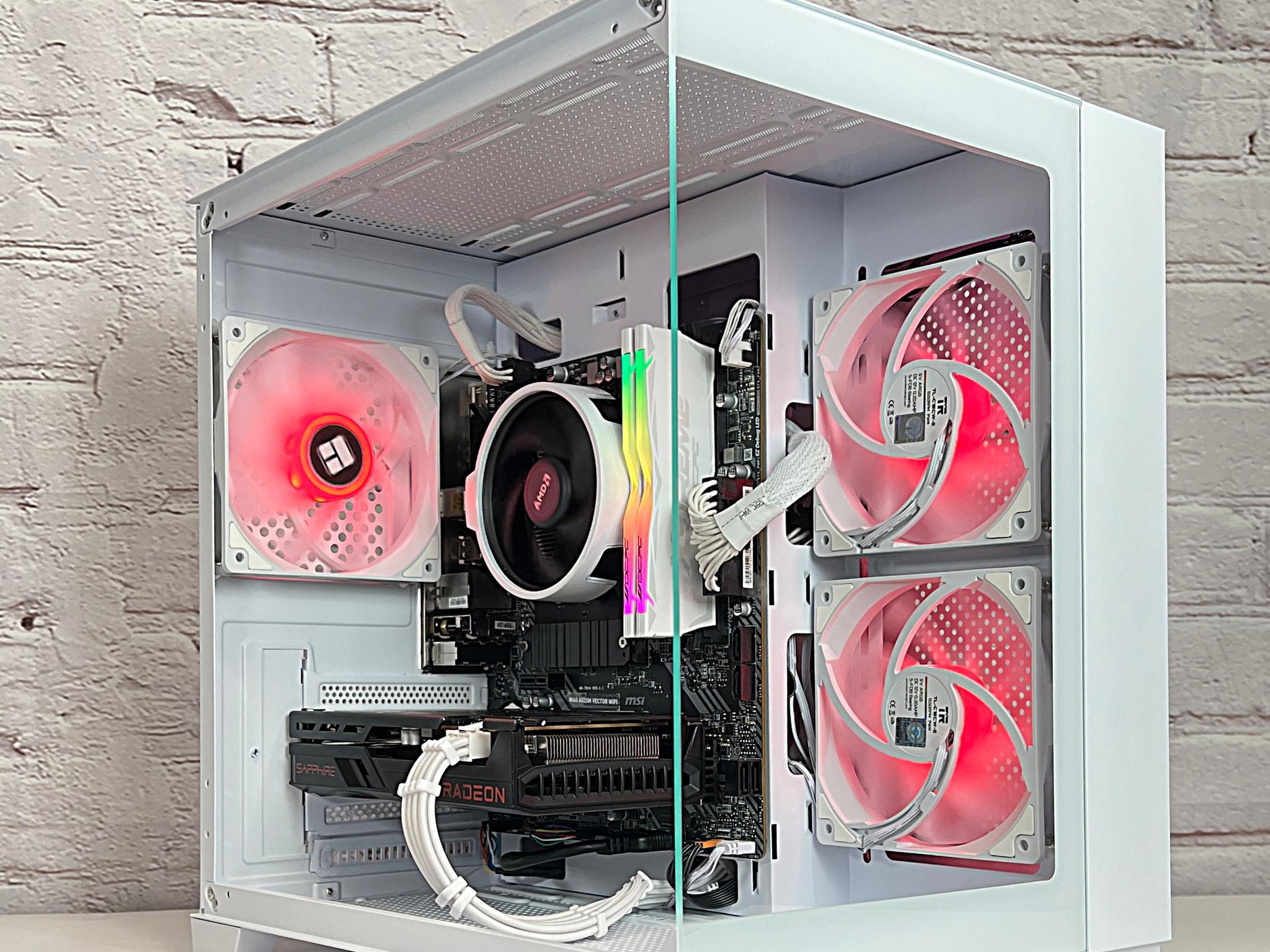 Ryzen 5 3600 RX 6600 16GB RAM 1TB M.2 Wifi 5 Bluetooth Window 10 Gaming PC