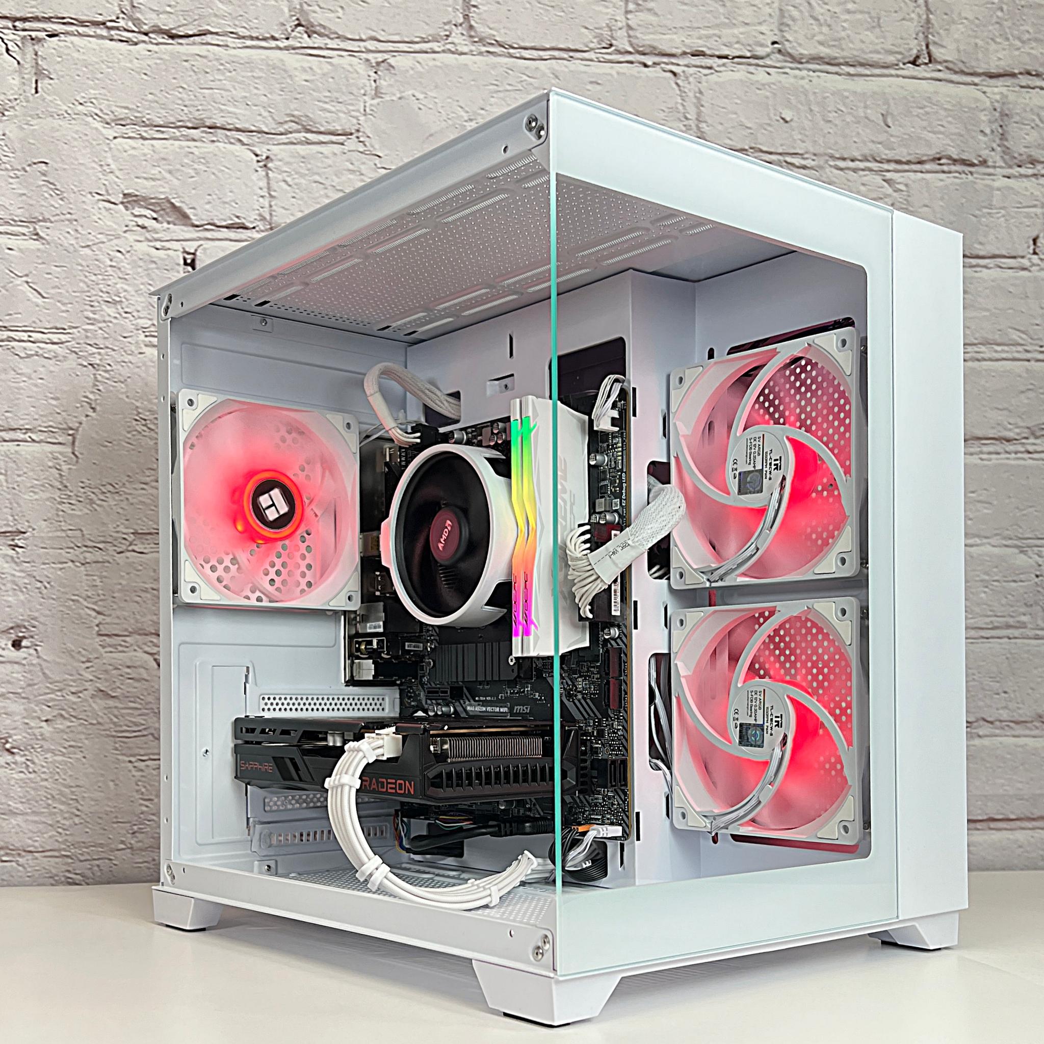 Ryzen 5 3600 RX 6600 16GB RAM 1TB M.2 Wifi 5 Bluetooth Window 10 Gaming PC