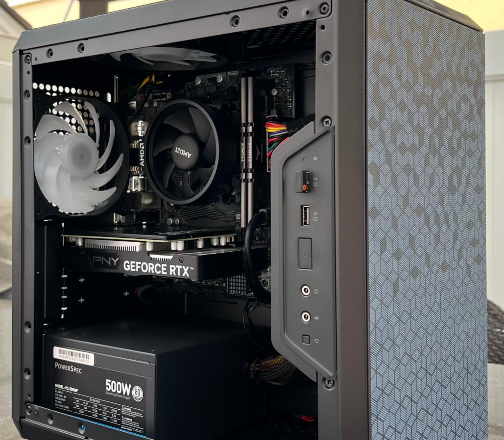 Budget Ryzen 5 4500 0.75 TB  SSD NVME 32 GB DDR4 RTX 3050 6 GB - All new parts!