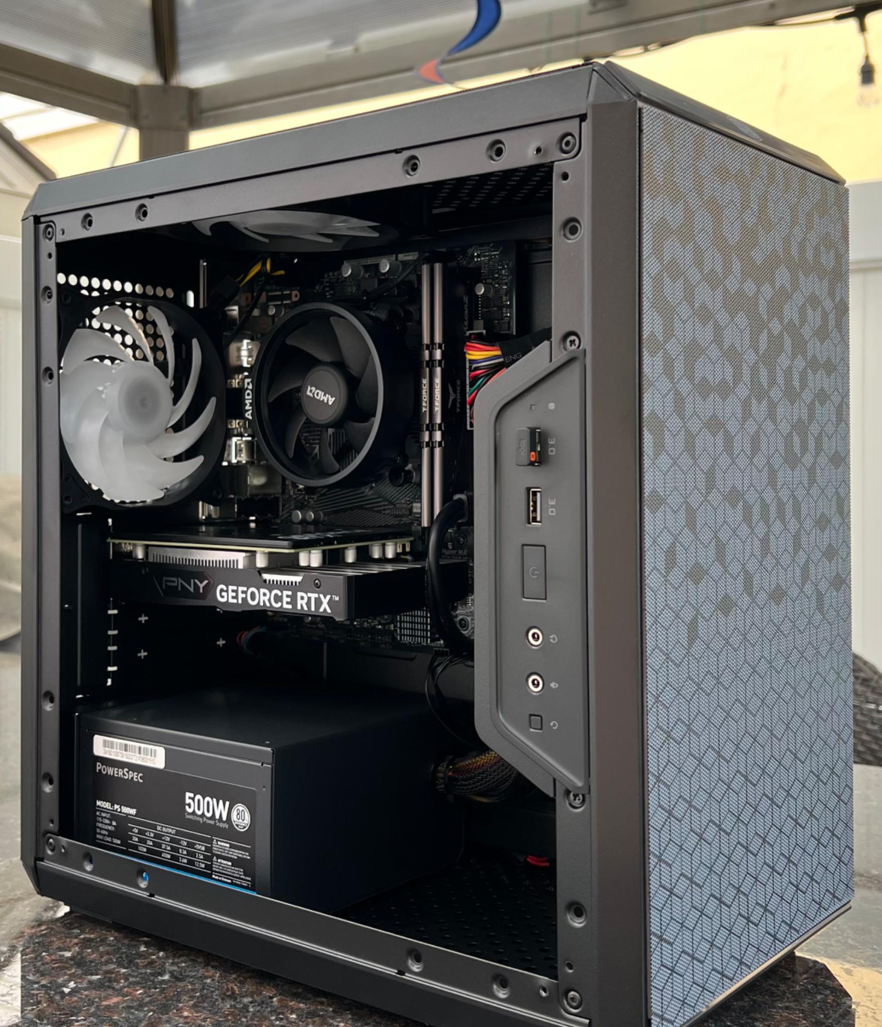 Budget Ryzen 5 4500 0.75 TB  SSD NVME 32 GB DDR4 RTX 3050 6 GB - All new parts!