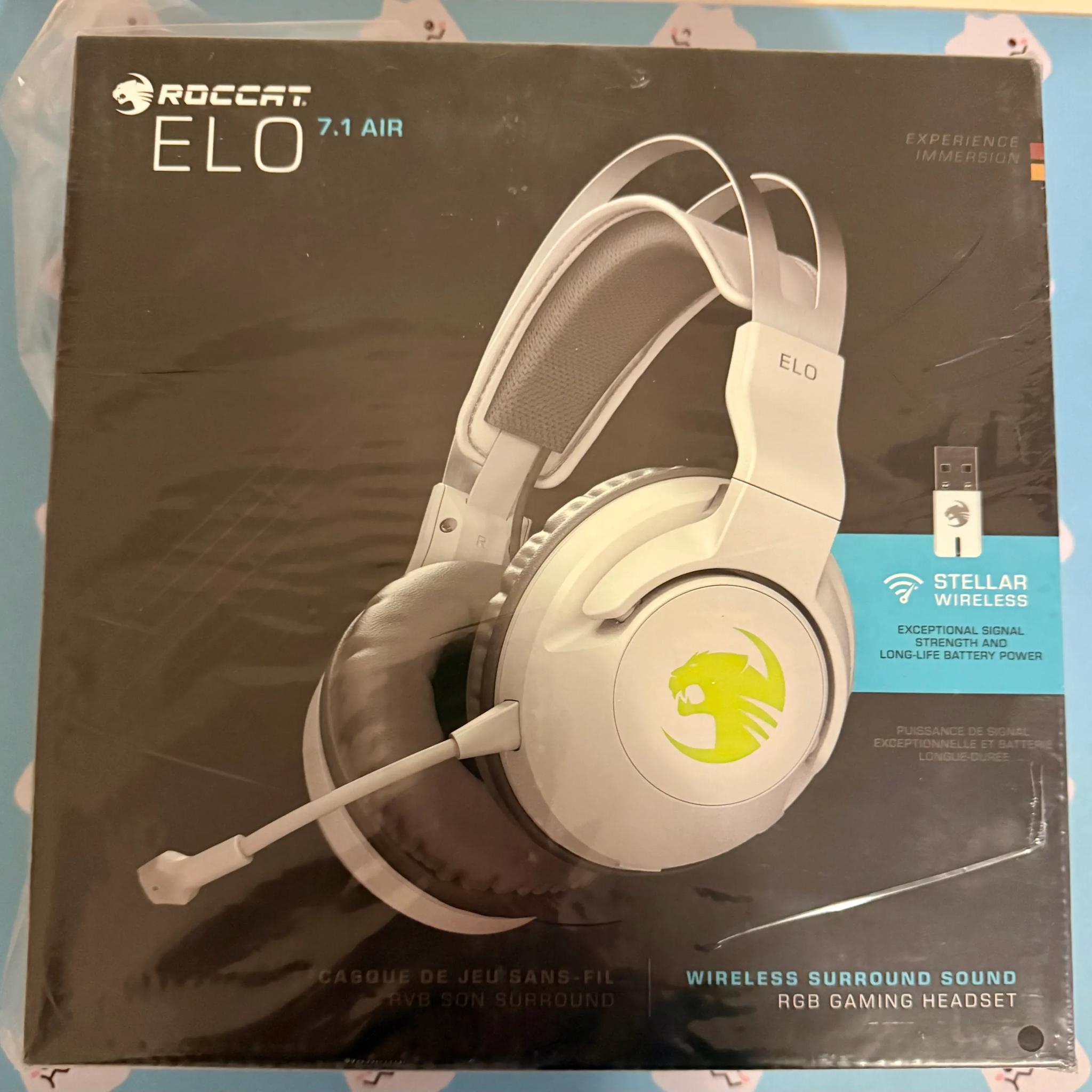 (New) ROCCAT Elo 7.1 Air PC Wireless Gaming Headset