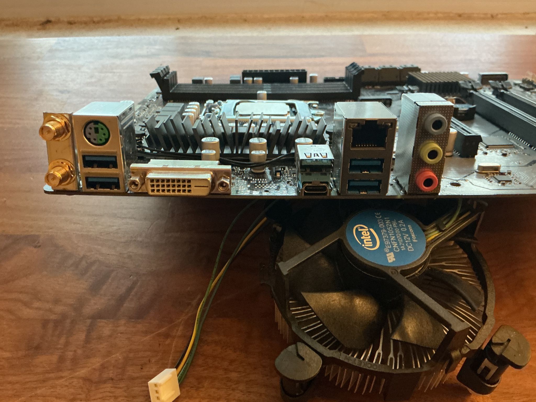 Asrock z370 Motherboard/Celeron/8gb RAM/cooler/Bluetooth & WiFi