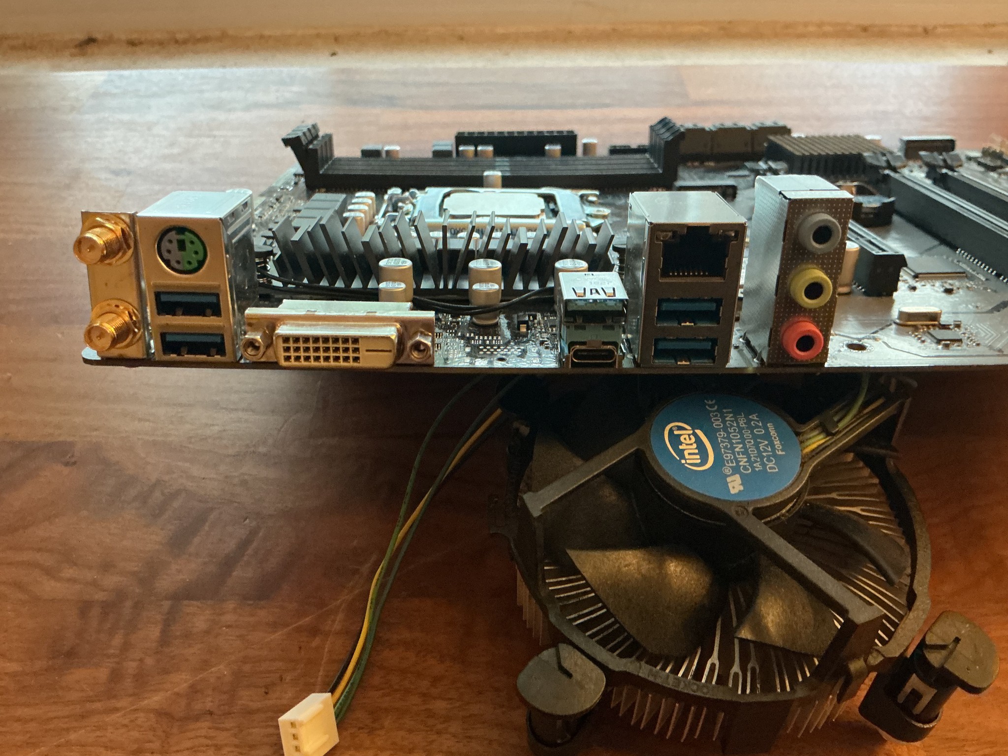 Asrock z370 Motherboard/Celeron/8gb RAM/cooler/Bluetooth & WiFi