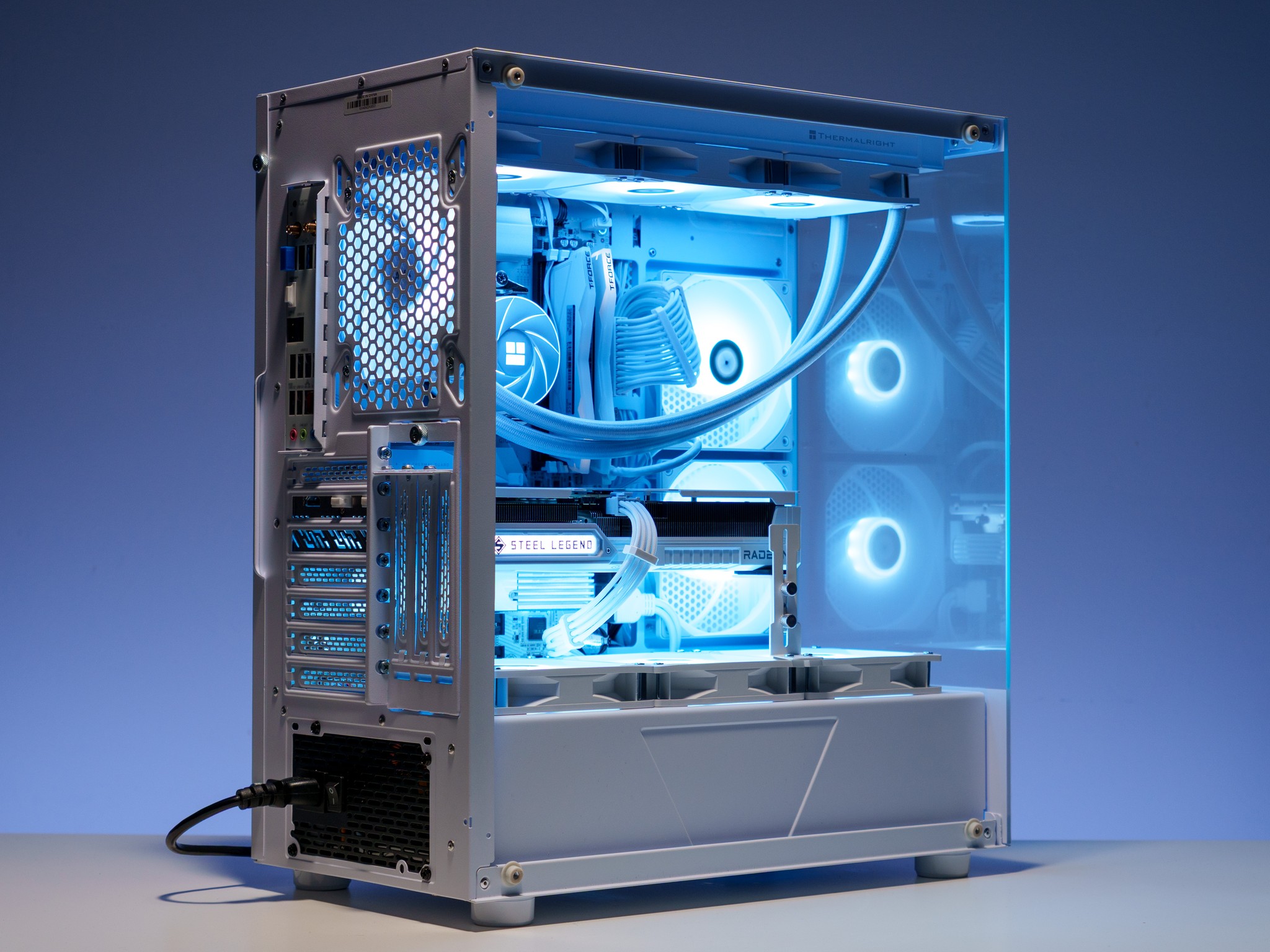 All White Gaming PC 9600x | 9060 XT 16GB | 32GB DDR5 RAM | Samsung 1TB m.2