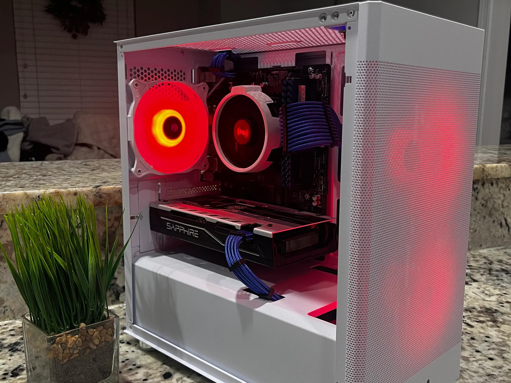 🖥🖱️White Gaming PC||AMD Ryzen 5 2600||Sapphire PULSE Radeon RX 580 8 GB||512 GB NVME🎮🕹️👾