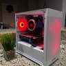 🖥🖱️White Gaming PC||AMD Ryzen 5 2600||Sapphire PULSE Radeon RX 580 8 GB||512 GB NVME🎮🕹️👾