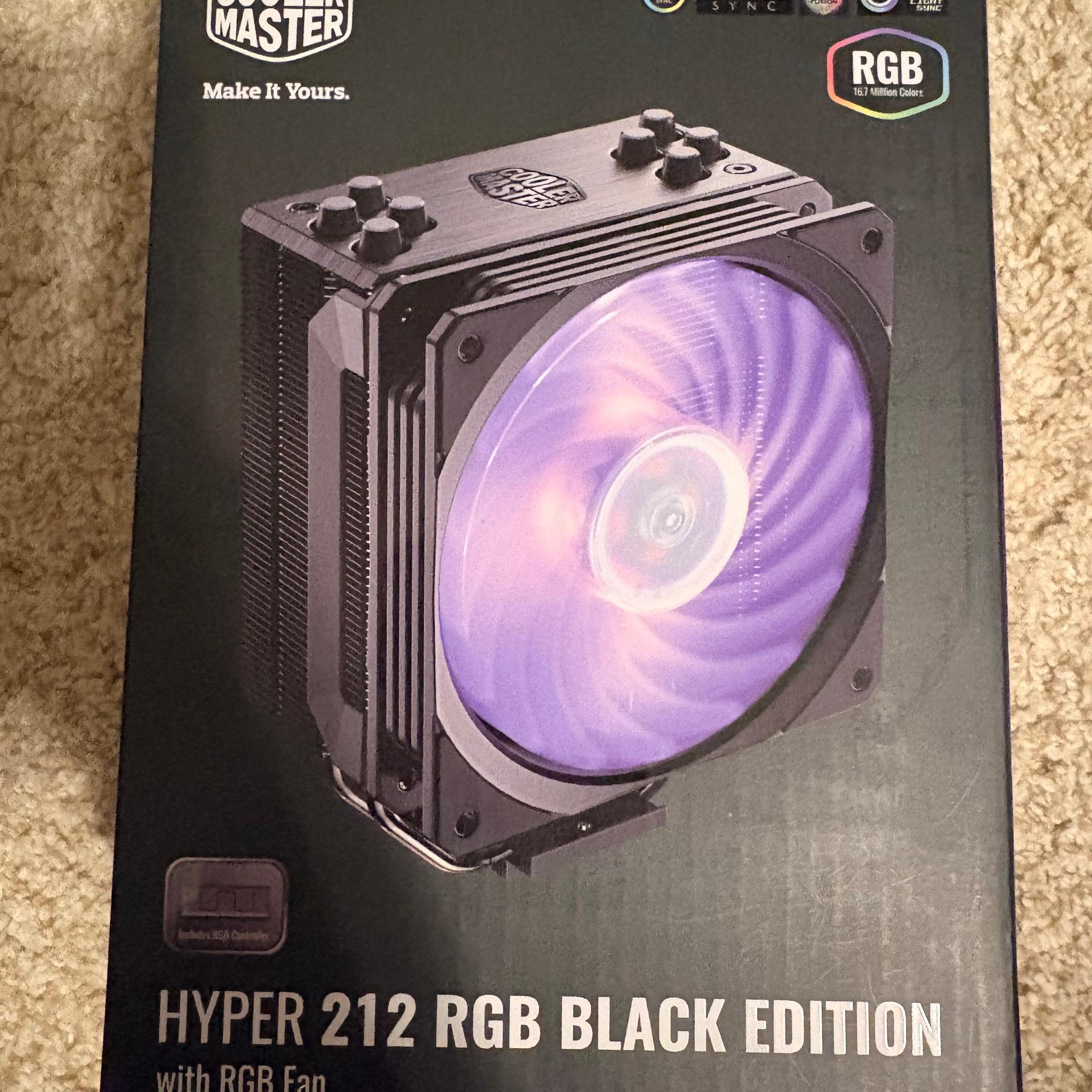 Cooler Master Hyper 212 RGB Black Edition