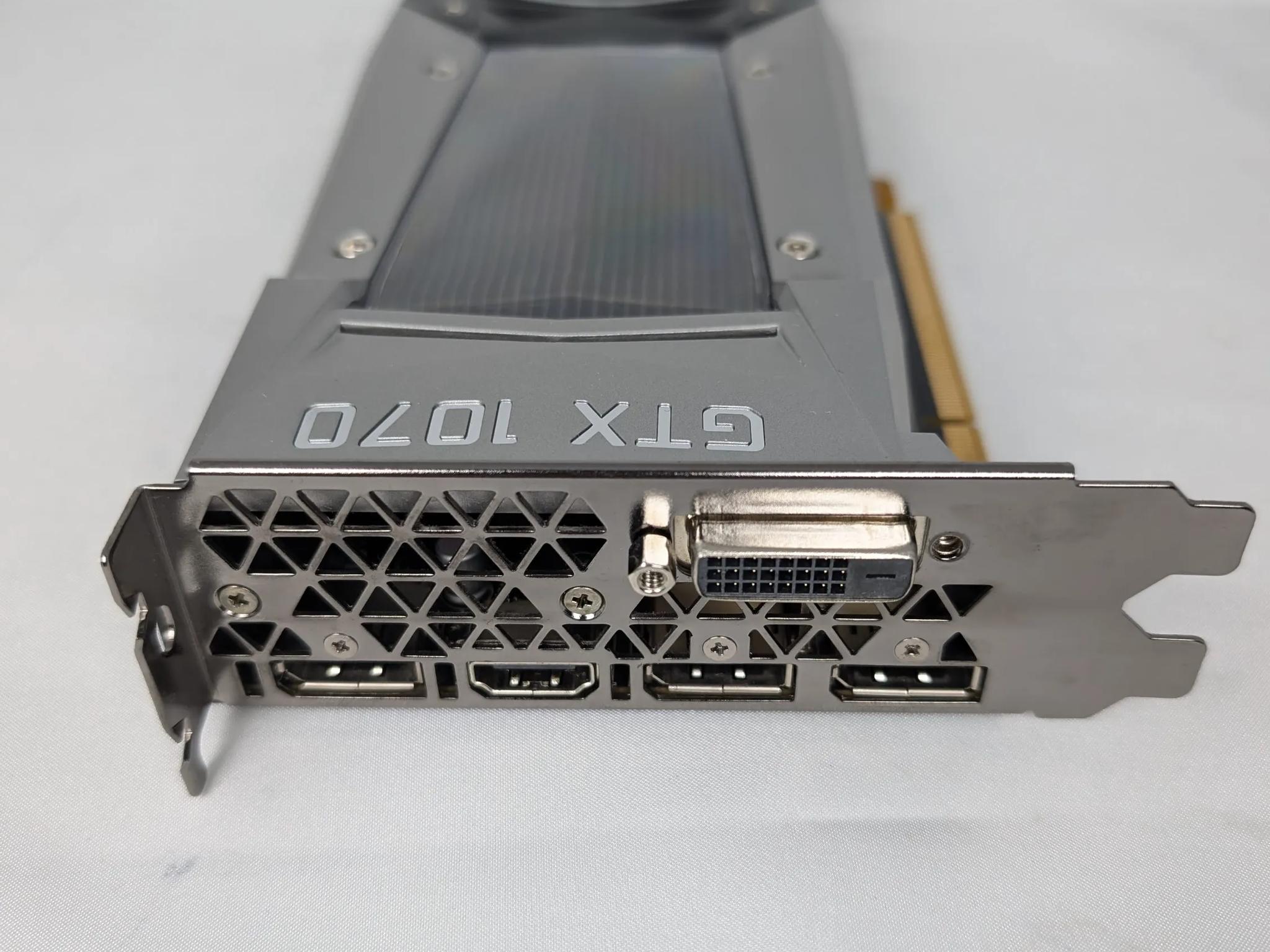 NVIDIA GEFORCE GTX 1070 FOUNDERS EDITION GRAPHICS CARD