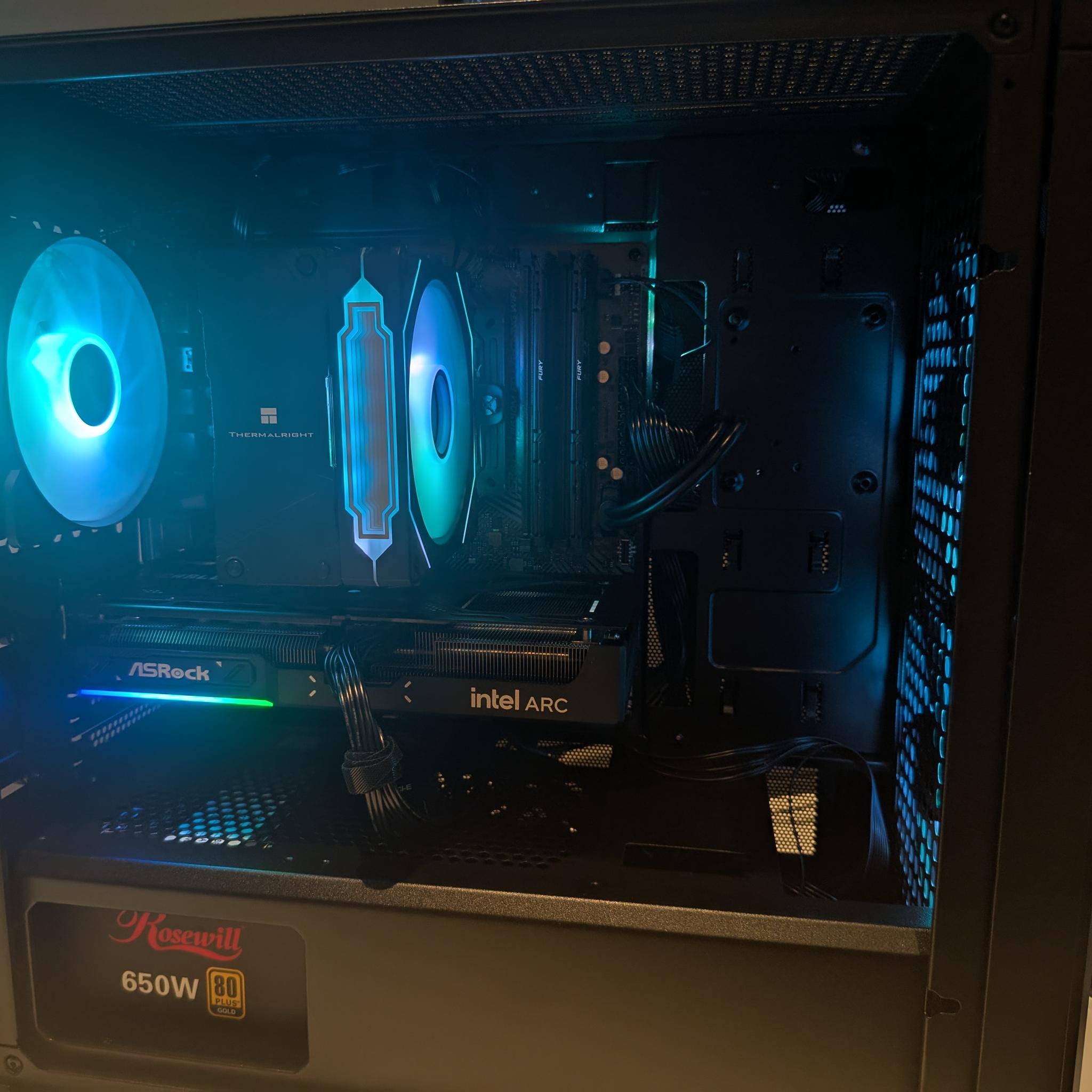 1440p AM5 Starter - Intel Arc B580, Ryzen 5 7500F, 32 GB DDR5, 2 TB Gen 5 NVME, RGB