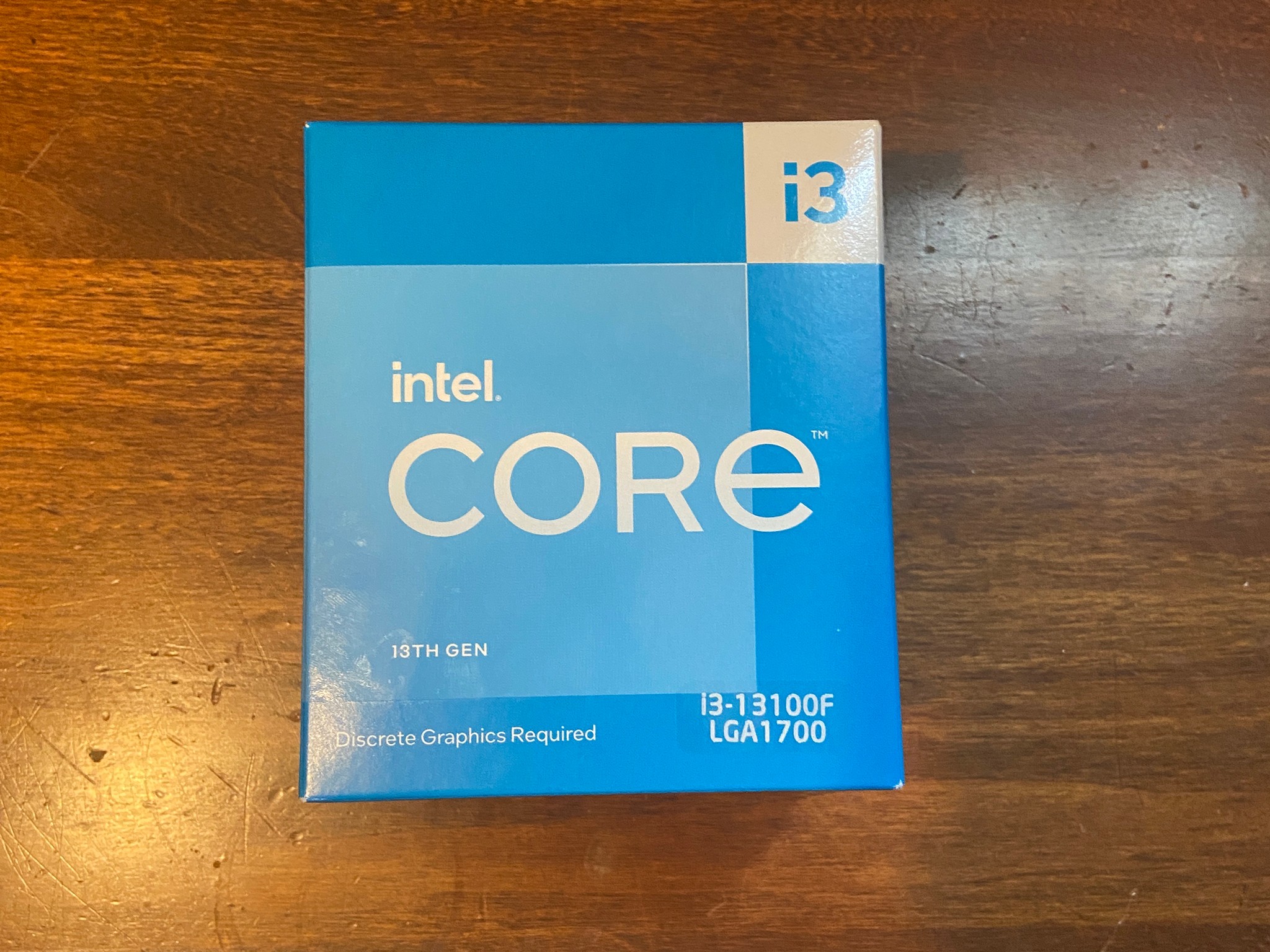 NEW Intel i3 13100f