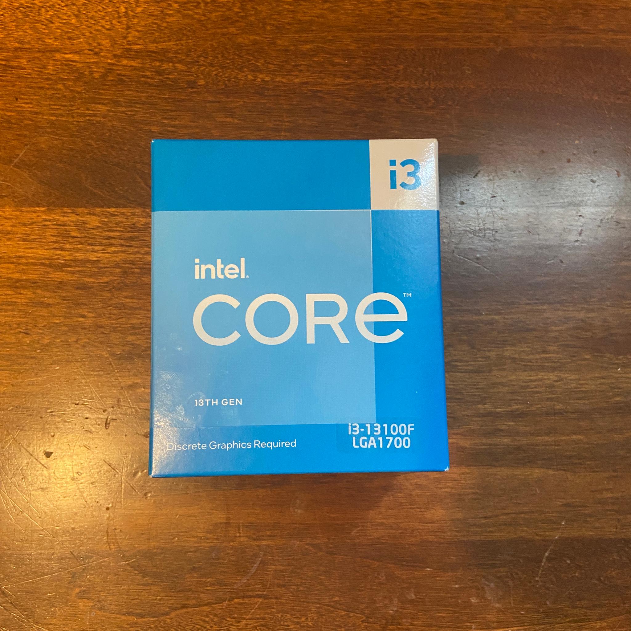 NEW Intel i3 13100f
