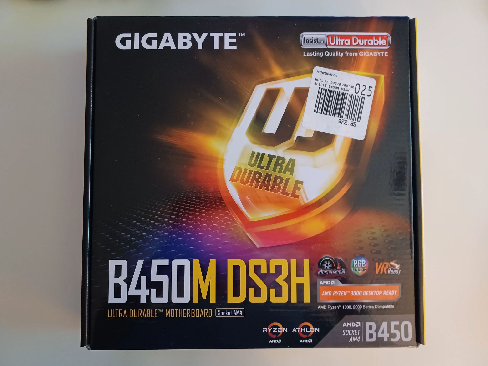 [As-Is] Gigabyte B450M DS3H Rev. 1.0