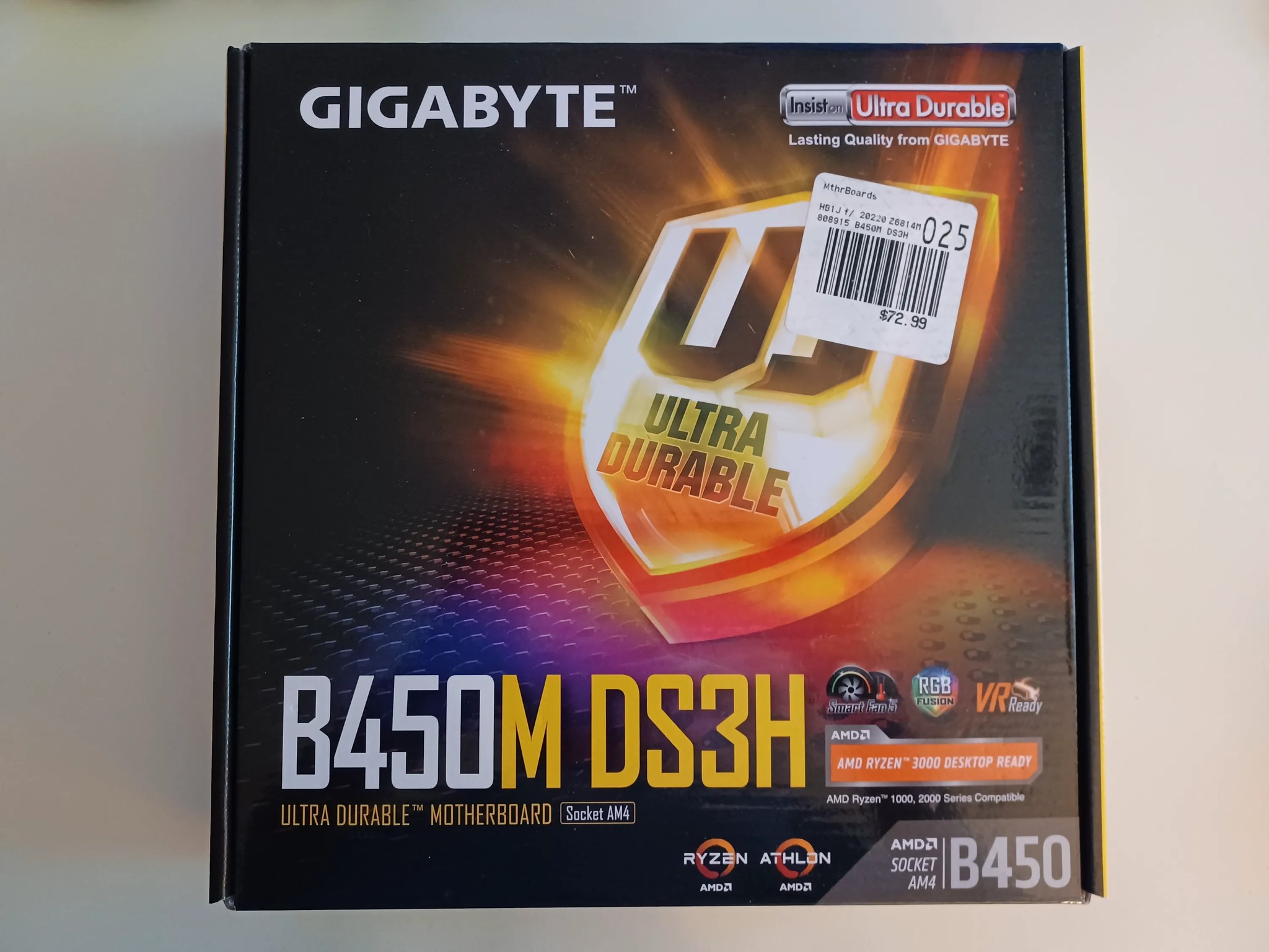 [As-Is] Gigabyte B450M DS3H Rev. 1.0