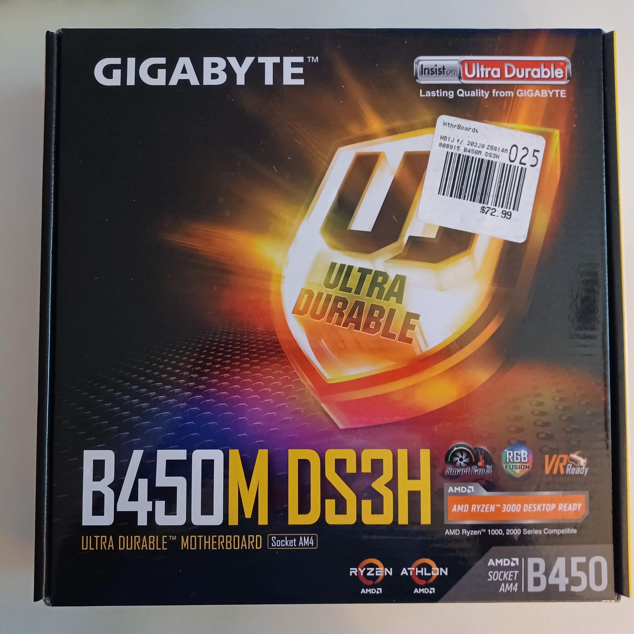 [As-Is] Gigabyte B450M DS3H Rev. 1.0