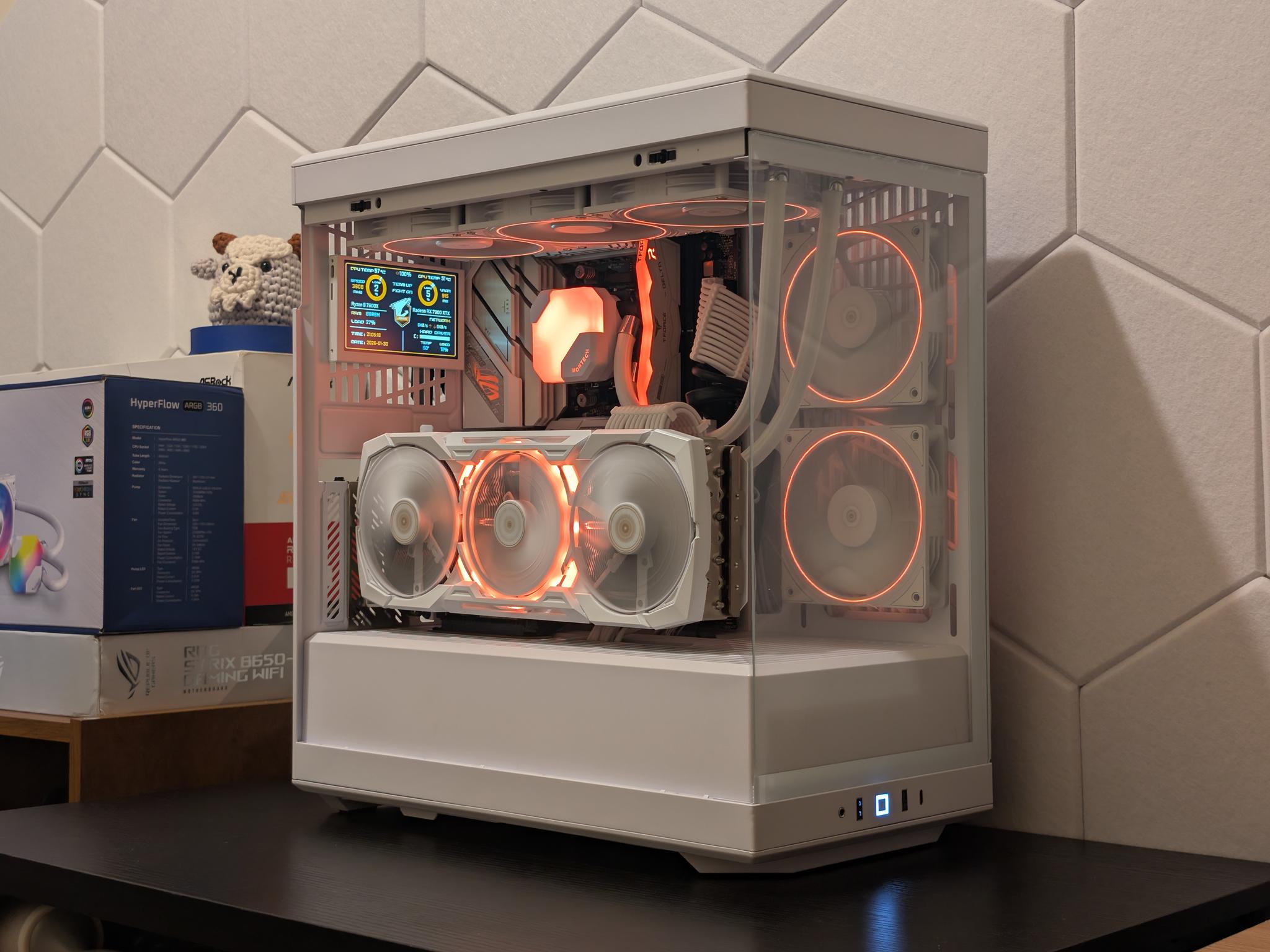 🦢🤍4K Gaming Beast | RX 7900XTX | Ryzen 9 7900X | 2TB SSD | 32GB RAM | WiFi 6 & Bluetooth🤍🦢