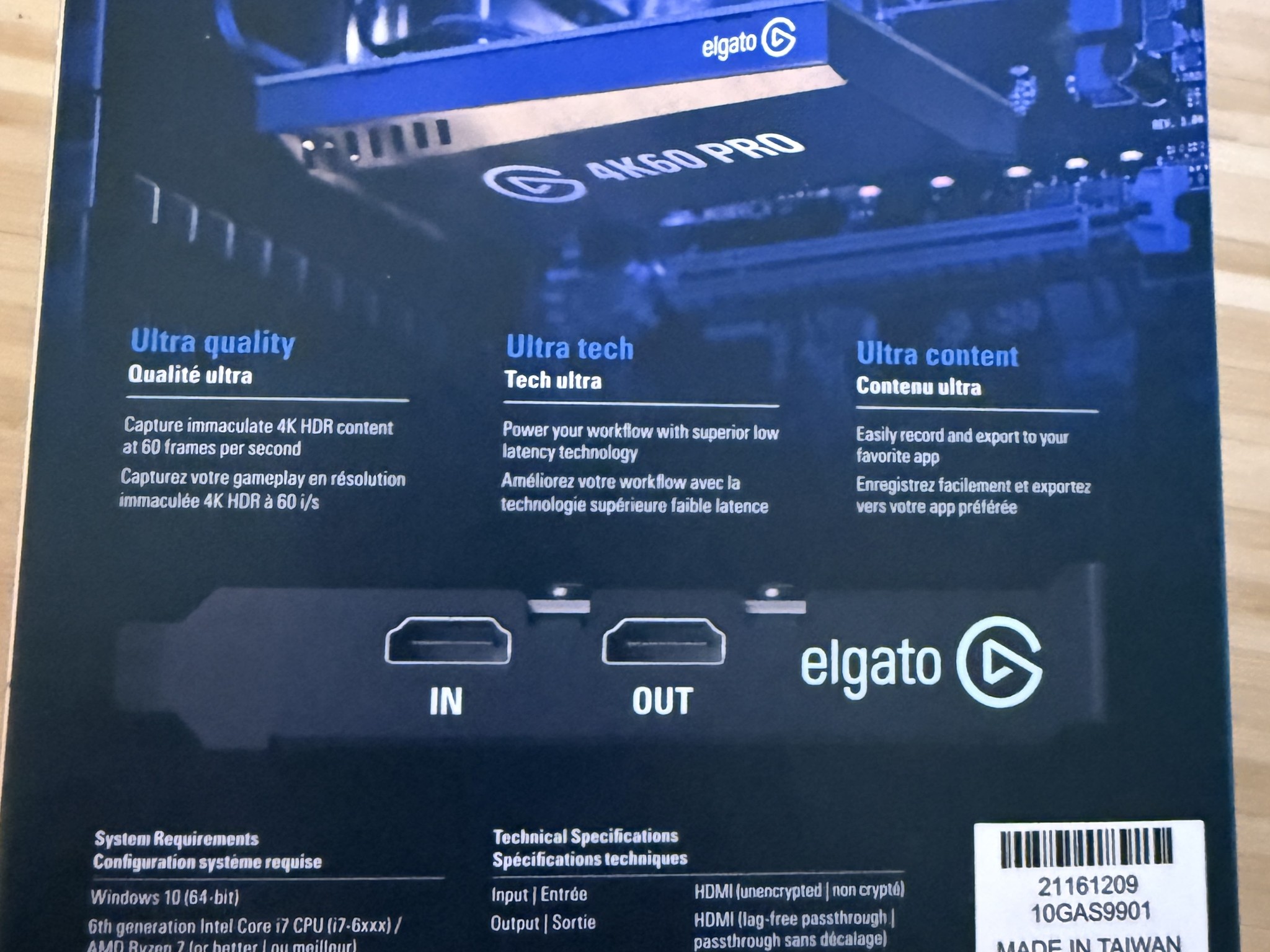 ELGATO GAME CAPTURE 4K60 PRO