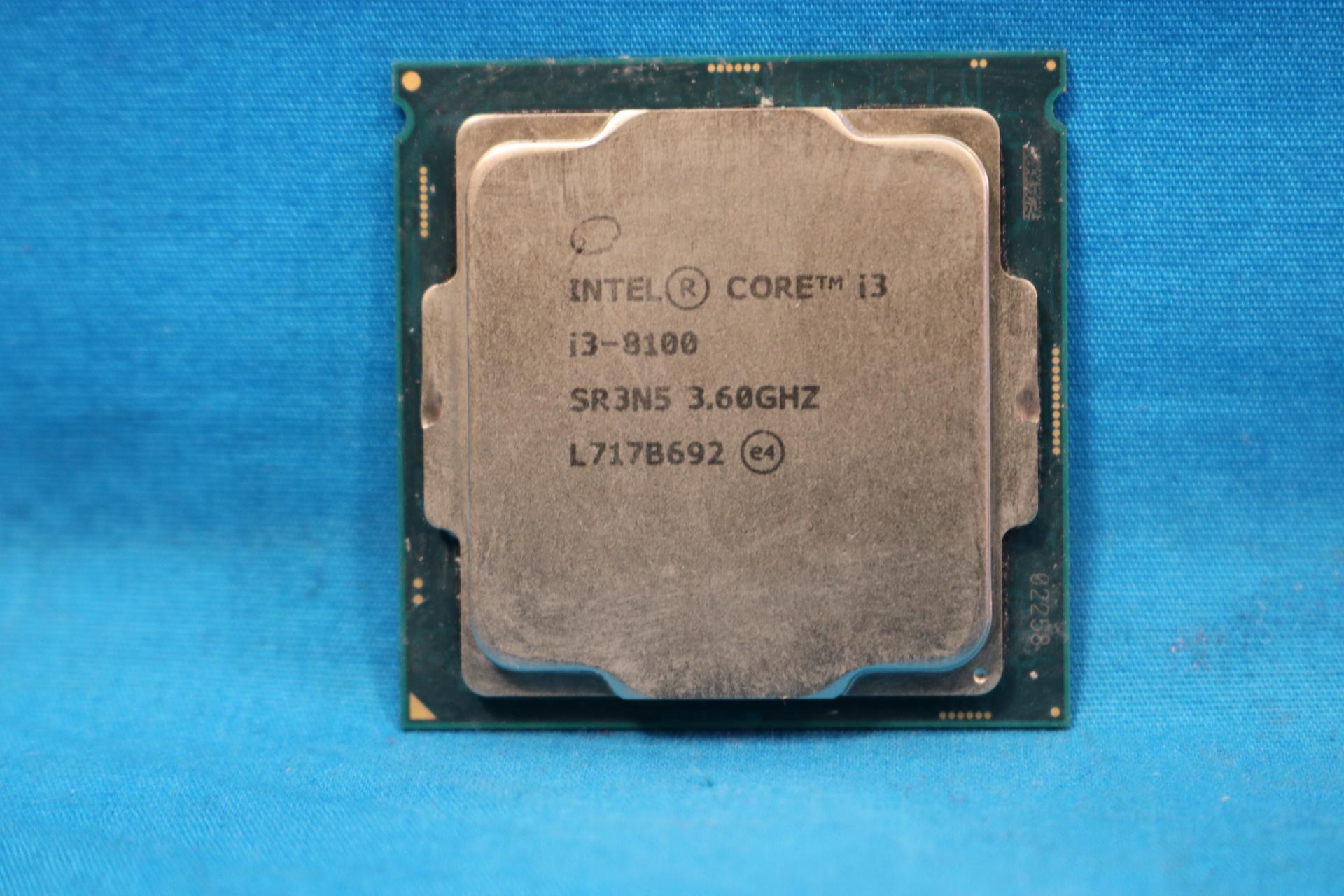i3-8100 3.6Ghz 1151 Socket Quad Core CPU Processor Intel Core i3 8th Gen