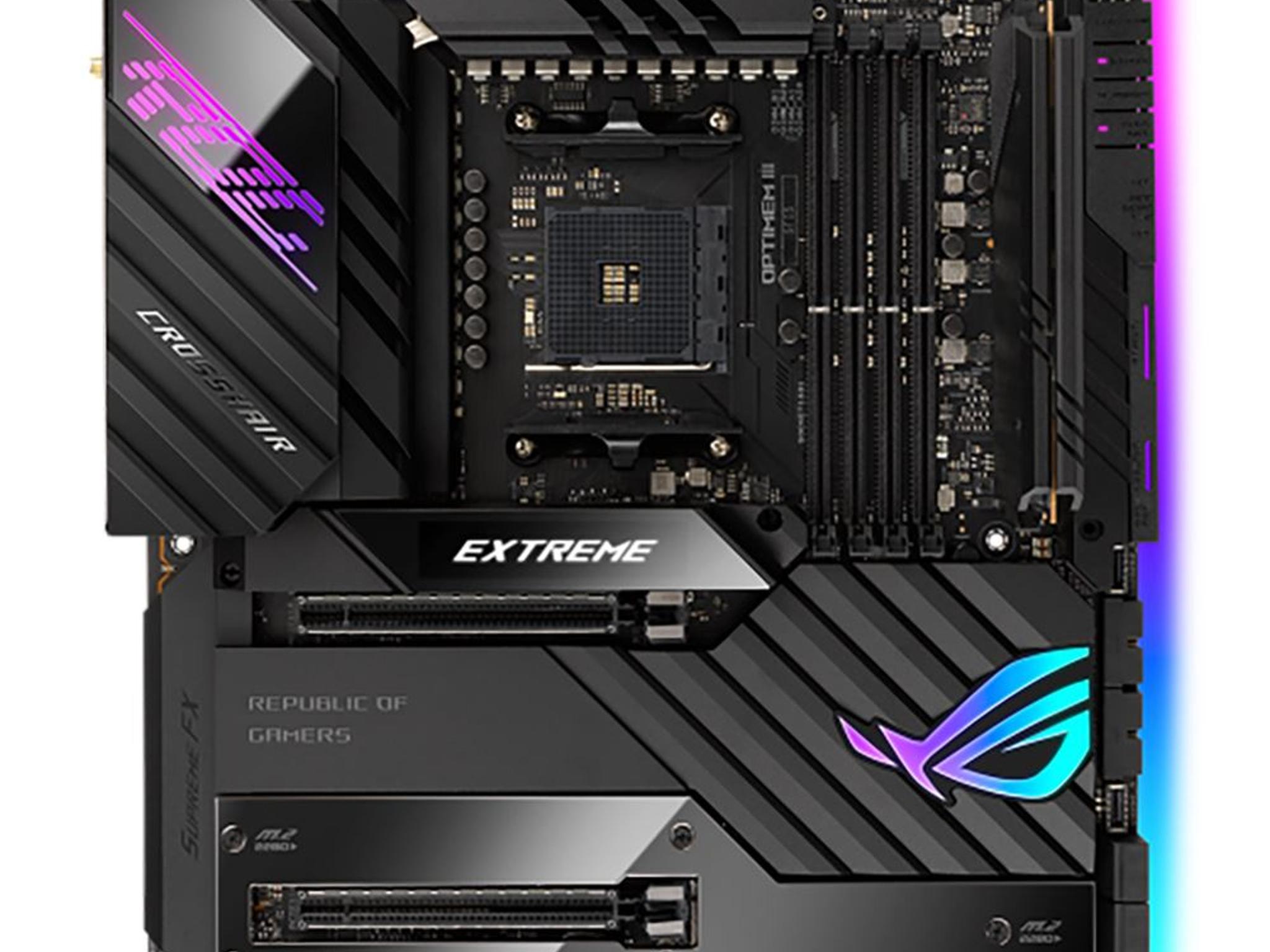 ASUS ROG CROSSHAIR VIII EXTREME AMD X570 AM4 DDR4 E-ATX Desktop Motherboard