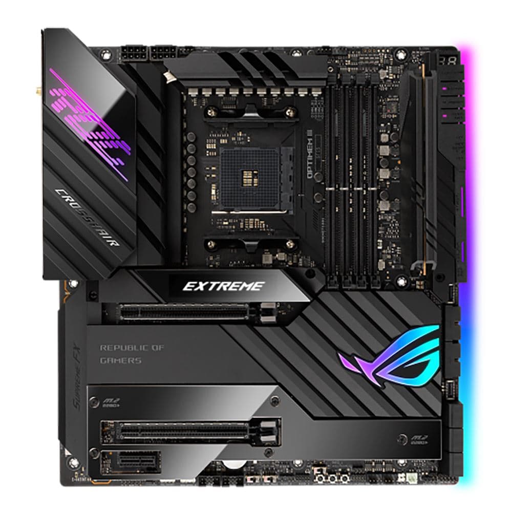 ASUS ROG CROSSHAIR VIII EXTREME AMD X570 AM4 DDR4 E-ATX Desktop Motherboard