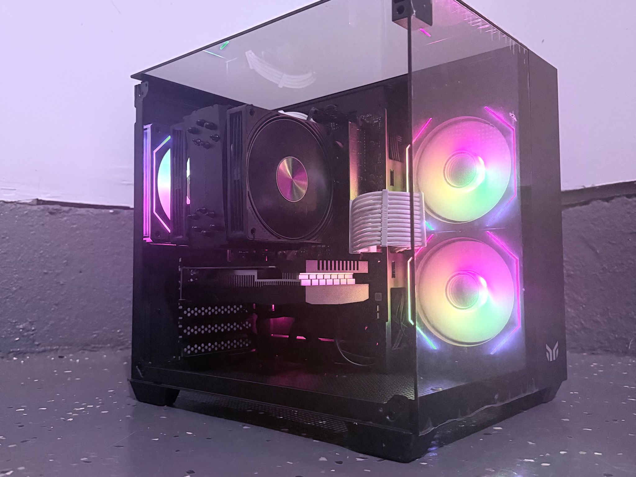 ⚫️"Neon Eclipse"🌈 | 1080p Gaming | RTX 3050 | Ryzen 5 2600 | 16GB Ram | 1TB SSD | Free Shipping