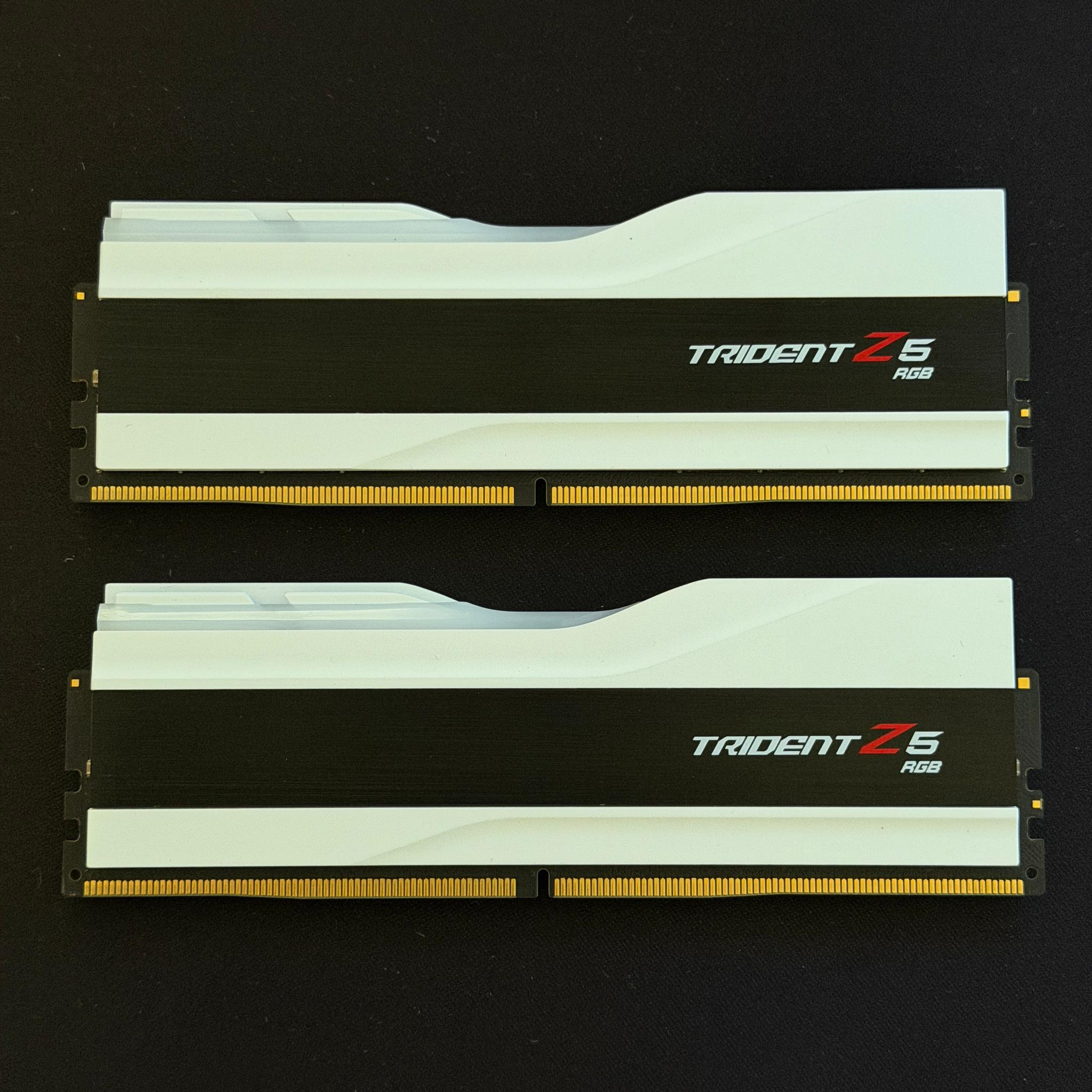 DDR5 RAM 32GB White/ RGB