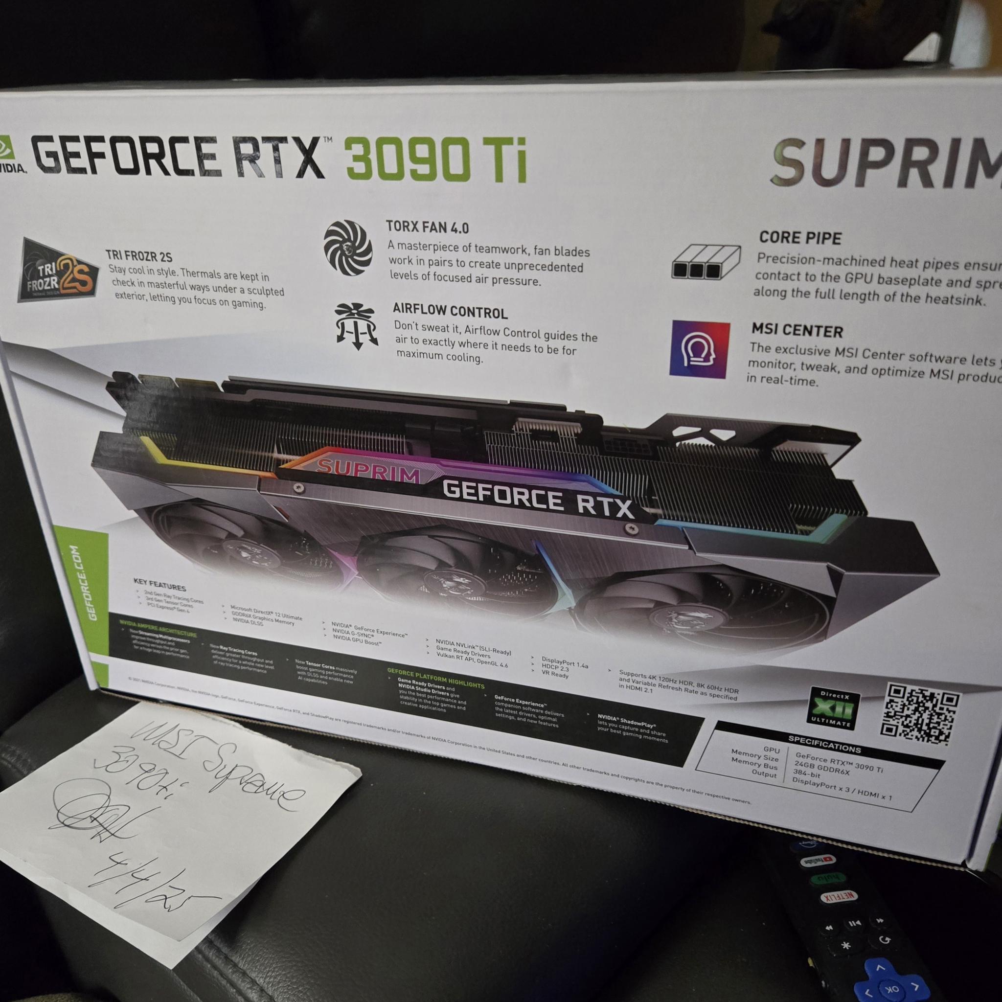 MSI SUPRIM 3090ti