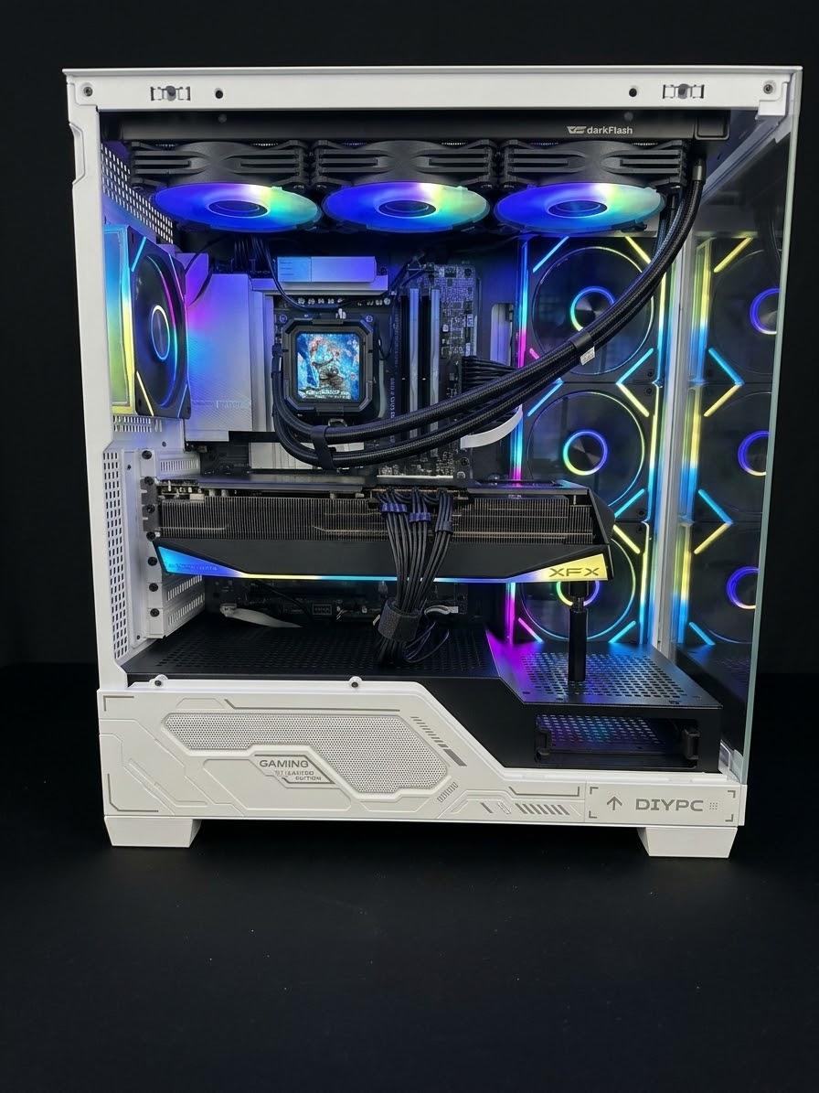 RX 9070 XT-Ryzen 7 9800x3d-32GB DDR5 6000-2TB(1+1) NVME Gaming PC