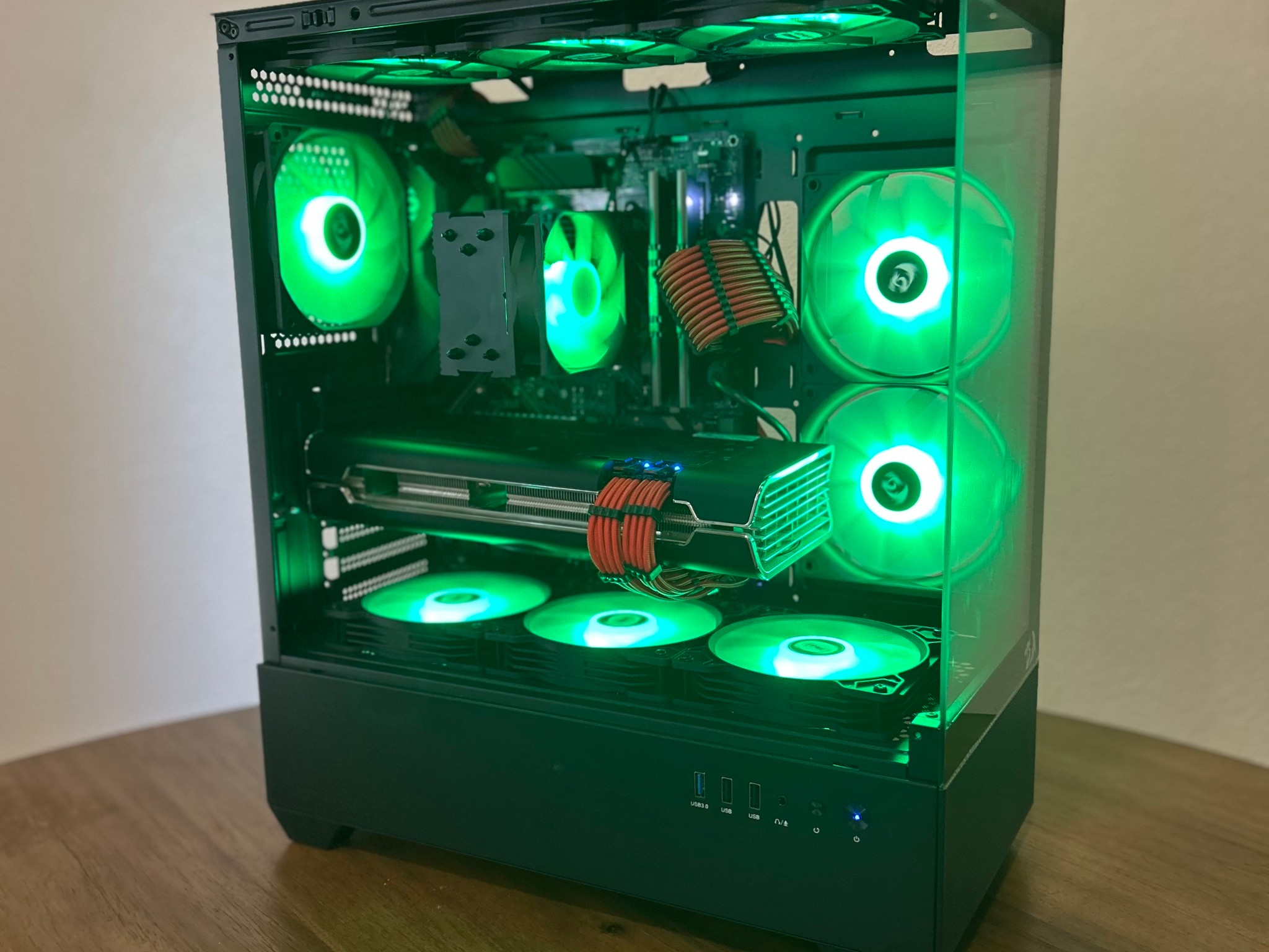 AMD Radeon 5700XT Thicc 8GB Ryzen 5 5500 16GB RAM 1 TB m.2 SSD WiFi ready Windows 11 Gaming Beast!