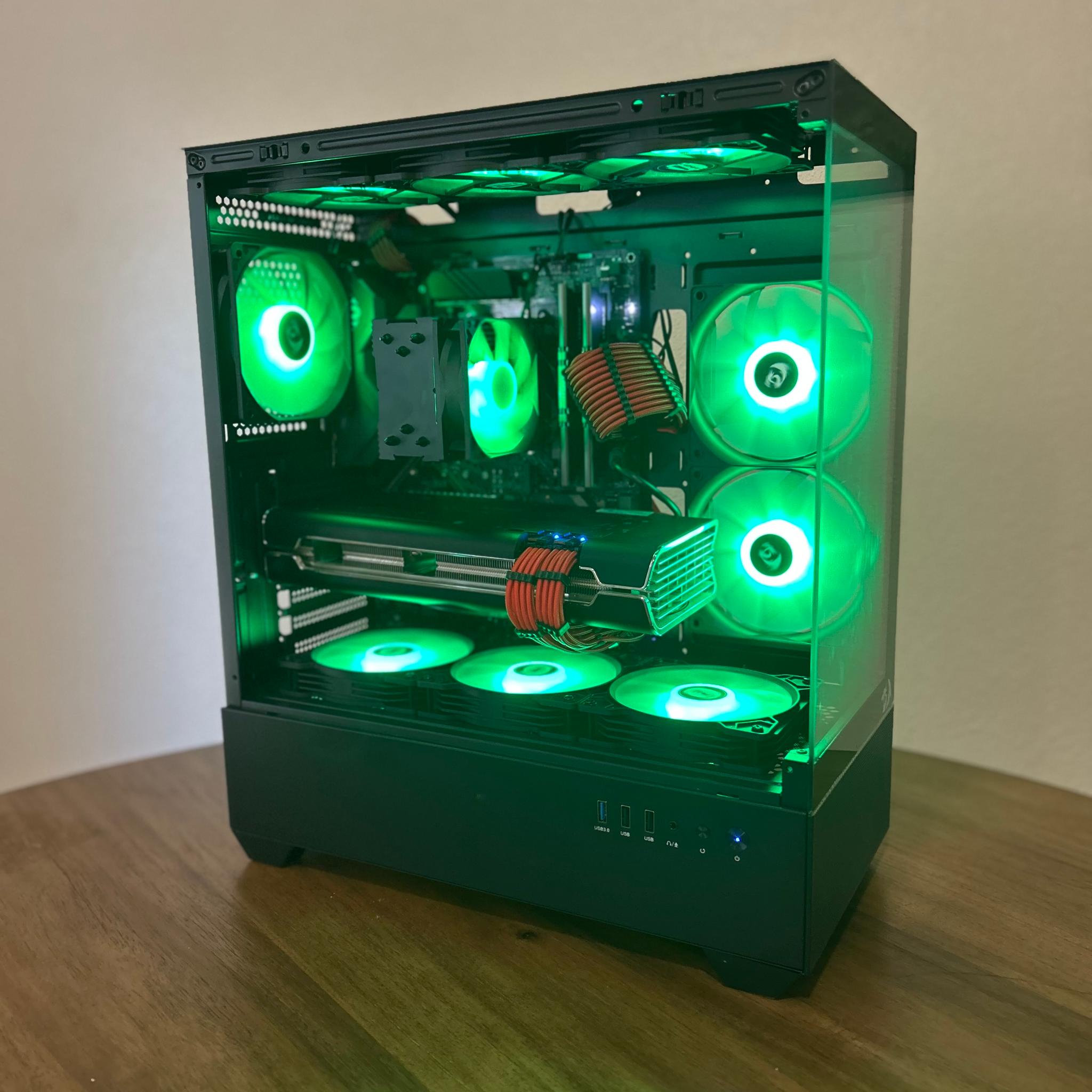 AMD Radeon 5700XT Thicc 8GB Ryzen 5 5500 16GB RAM 1 TB m.2 SSD WiFi ready Windows 11 Gaming Beast!