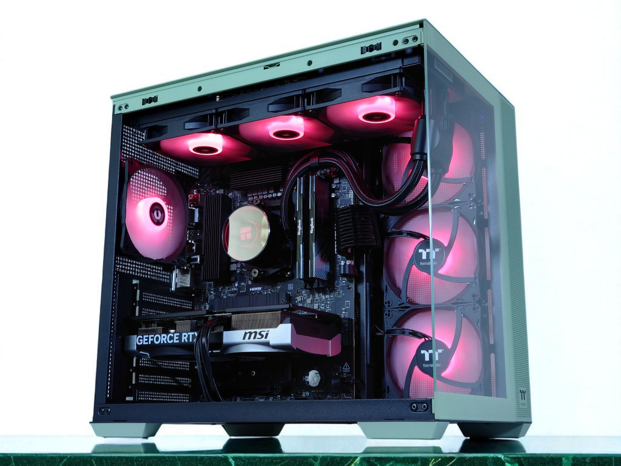 🌲Liquid Cooled Gaming PC🌲 Nvidia RTX 5070 12GB 🌲AMD Ryzen 7 7700🌲32GB DDR5🌲 1TB NVME